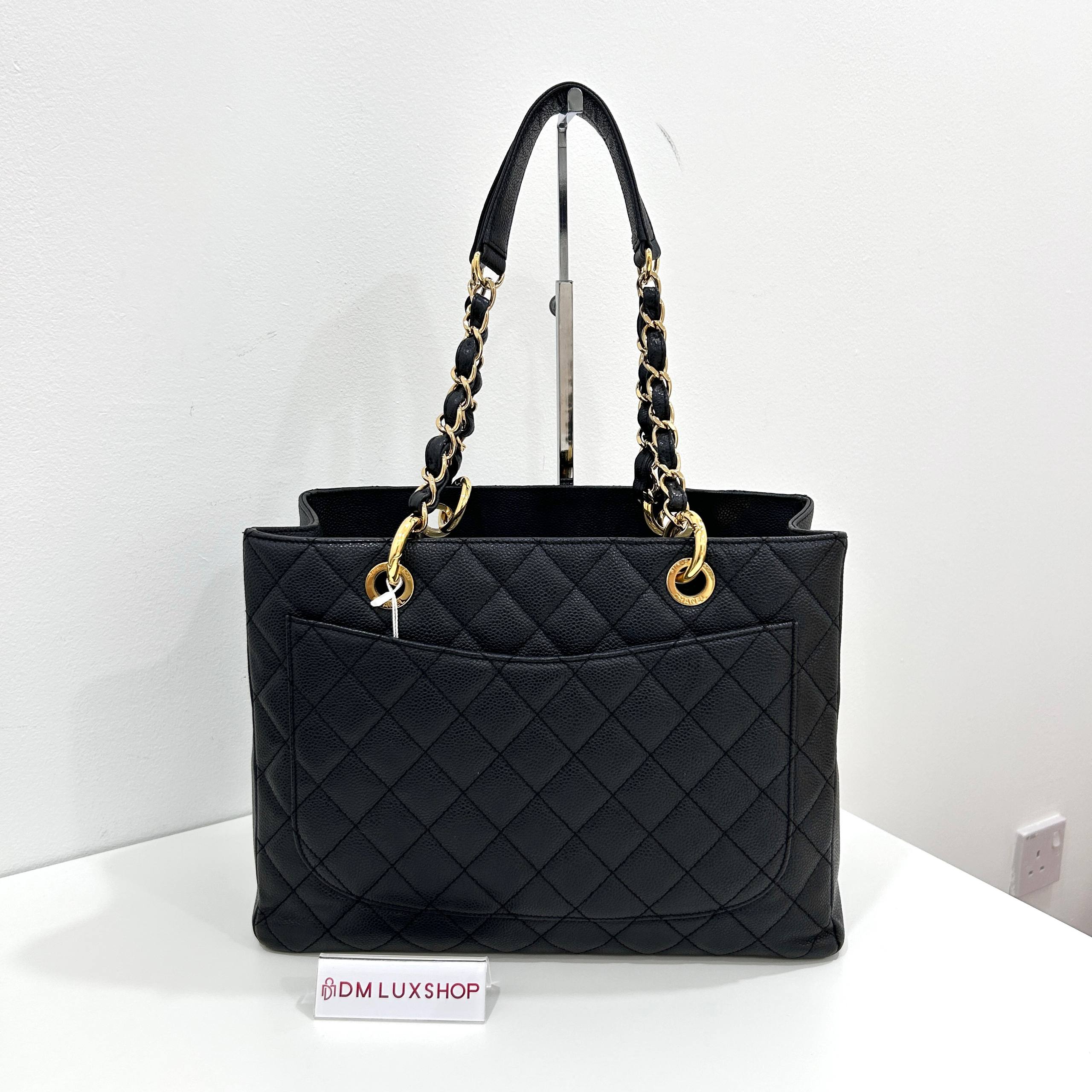 Chanel Black Caviar GST GHW (Serial 15)