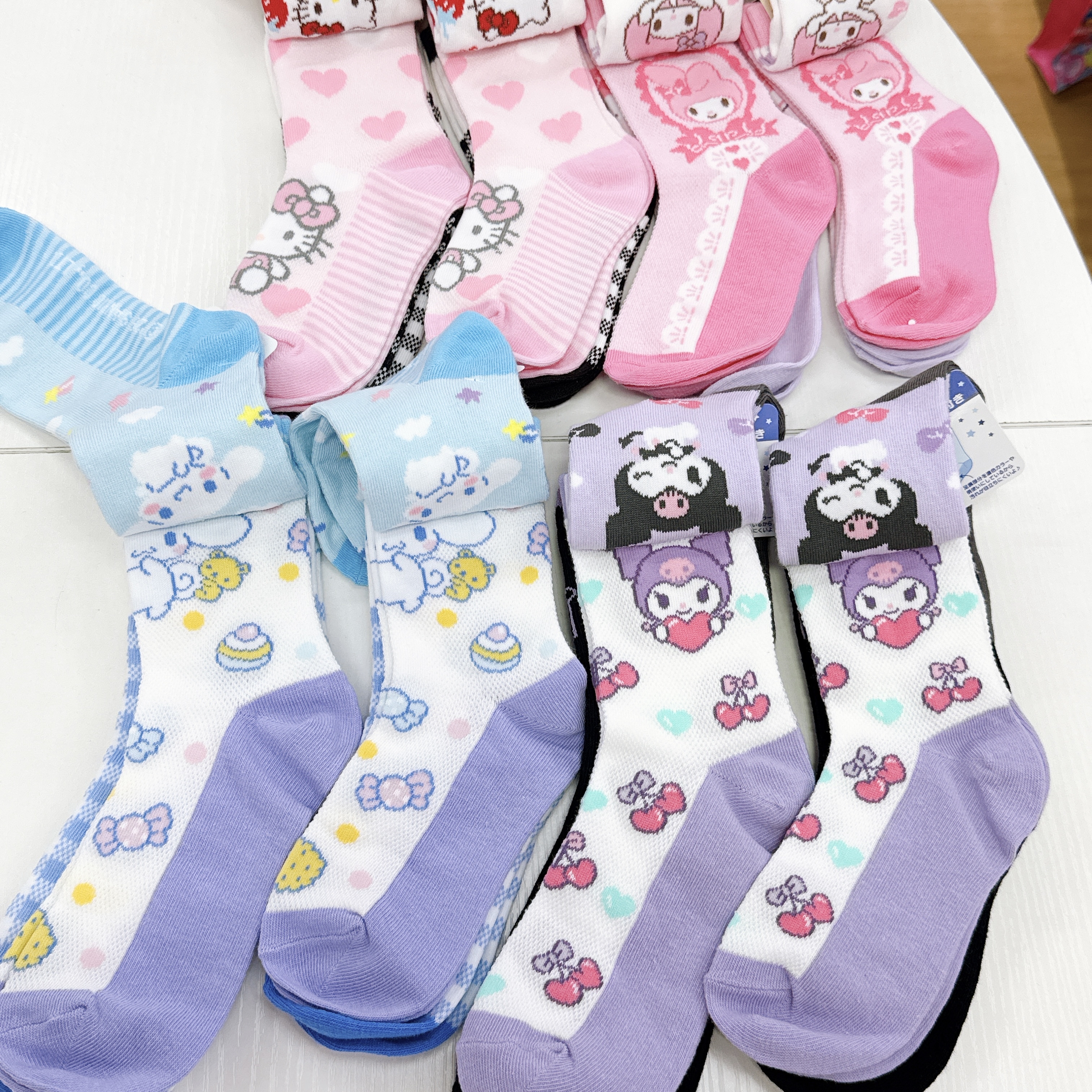 日本版小童襪套裝 一套三對不同圖案 有兩個size選擇