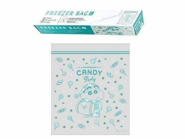 日本直送 蠟筆小新圖案 加厚保鮮密實袋  - 1盒 現貨