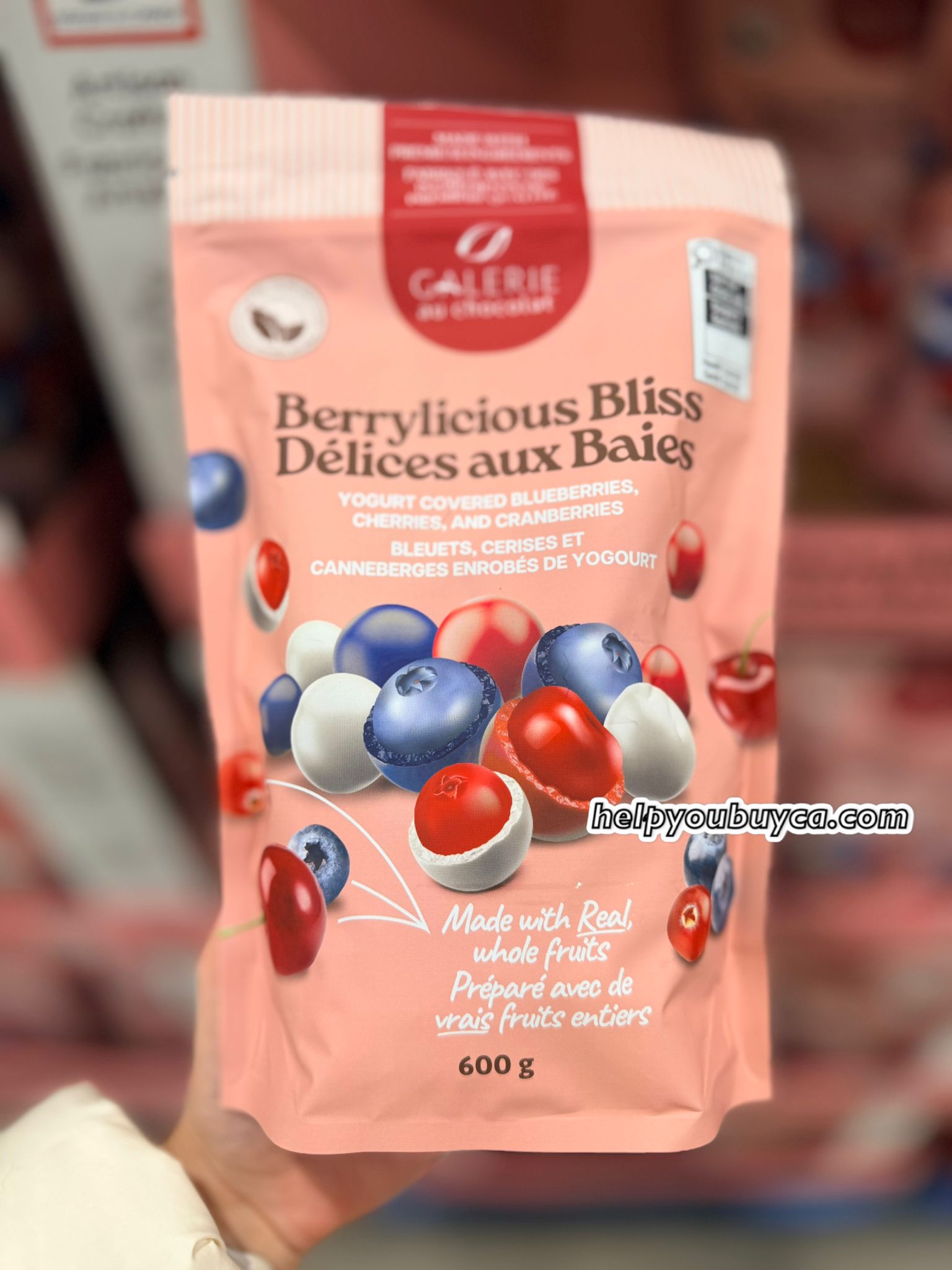 🇨🇦「Costco 零食推薦」Galerie au Chocolat Berrylicious Bliss Yogurt Covered Berries 三色優格水果乾 600g
