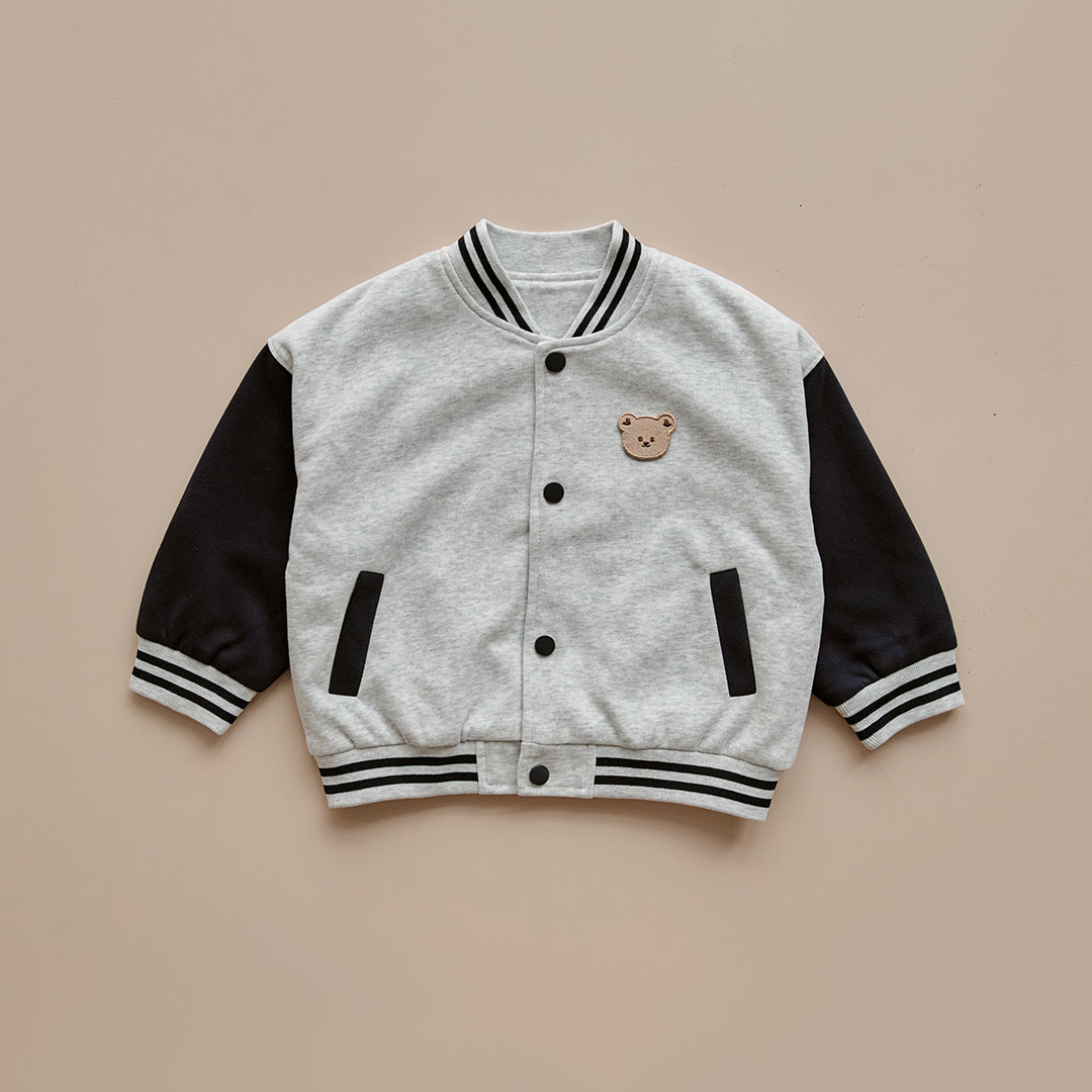DOTTODOT 奶萌學院風系列-拼色棒球服外套