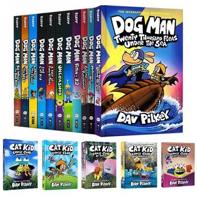 Dog Man 12冊【新品】英語まんが 多読 洋書　海外版コミック Dog Man 12冊【新品】英語まんが 多読 洋書 海外版コミック 洋書