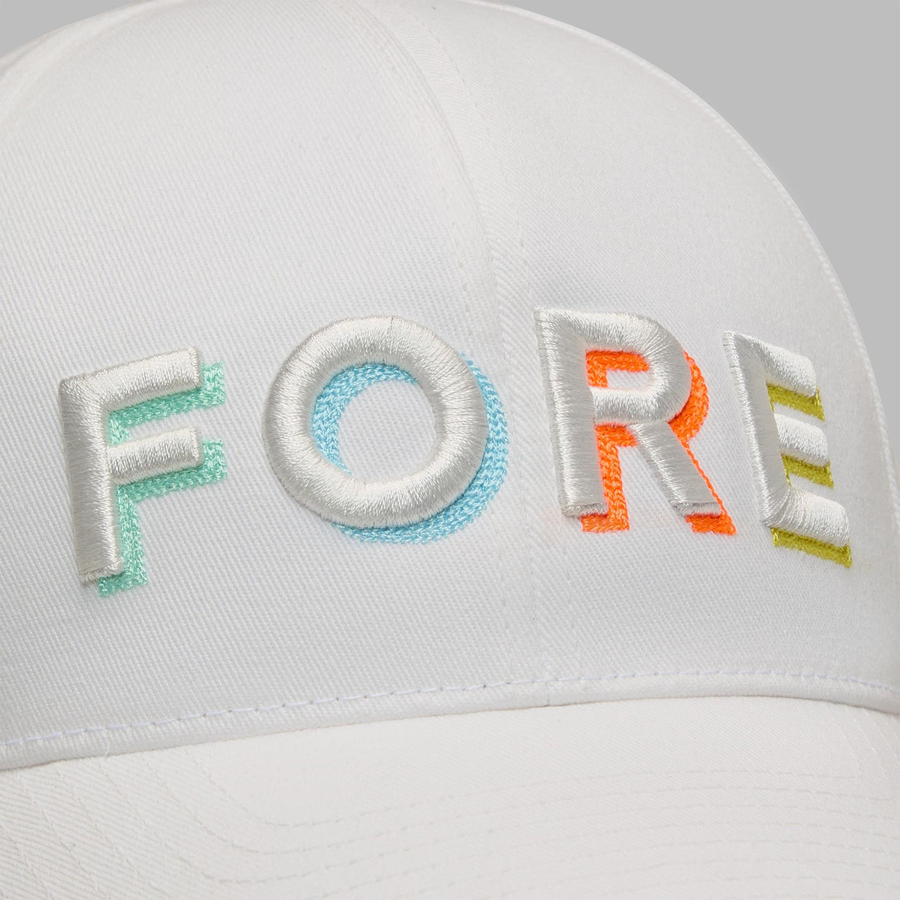 G/FORE FORE SHADOW RELAXED CAP - 白