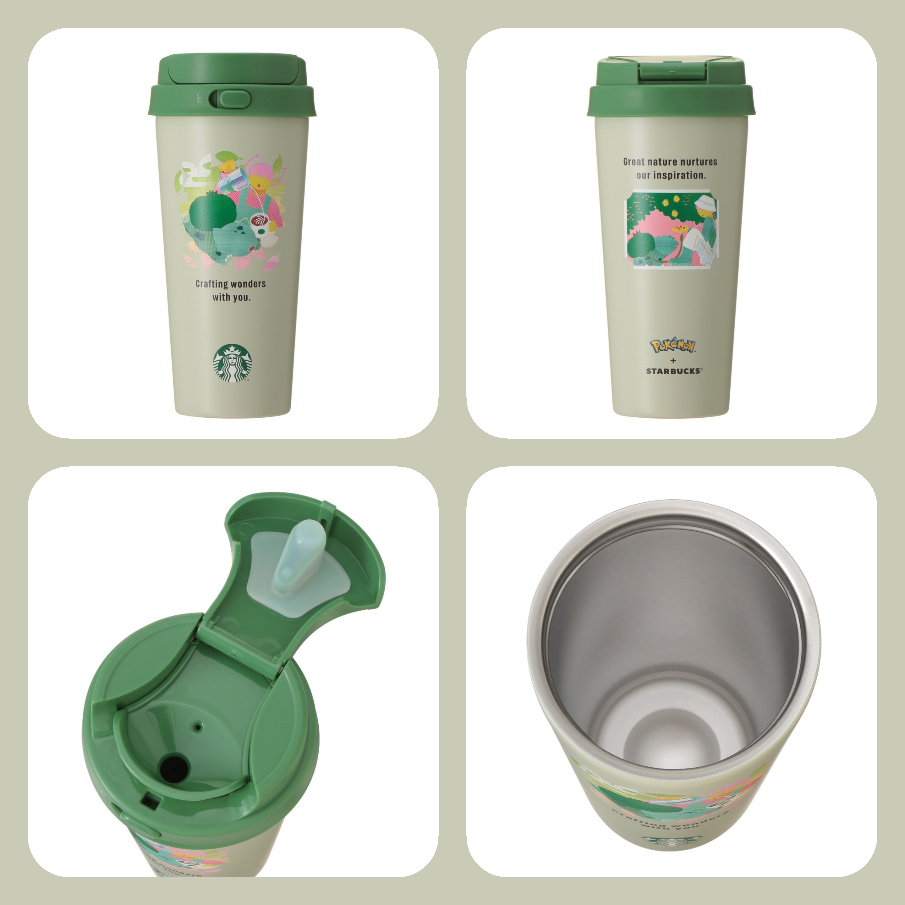 《限量發售》《日本 🇯🇵  POKÉMON + STARBUCKS系列》【不鏽鋼保溫杯 473ml  共6款】