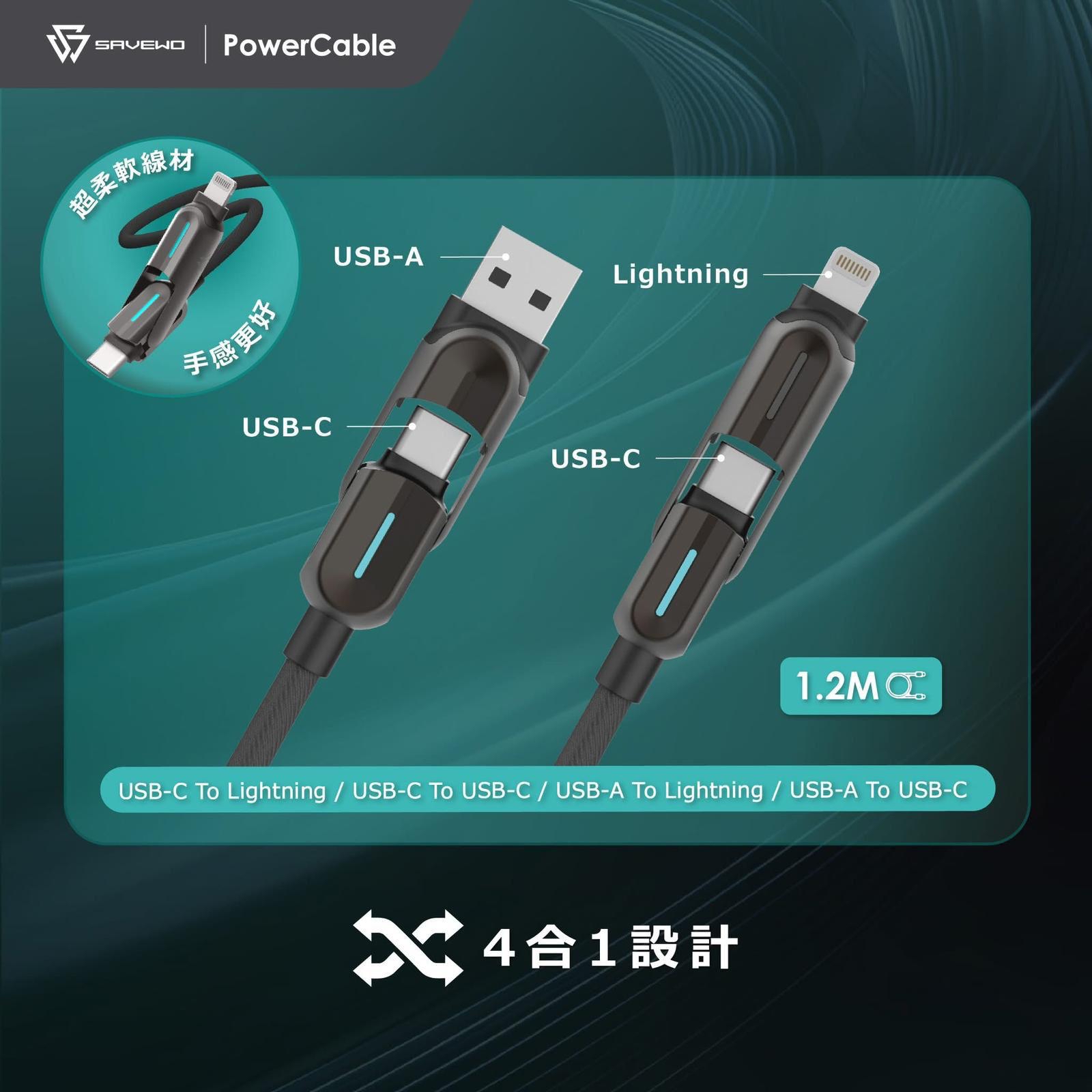 SAVEWO PowerCable MIX ACLC212