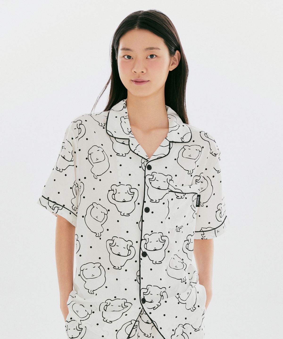 🇰🇷訂購｜SPAO X Ganadi｜short-sleeved Pajama 