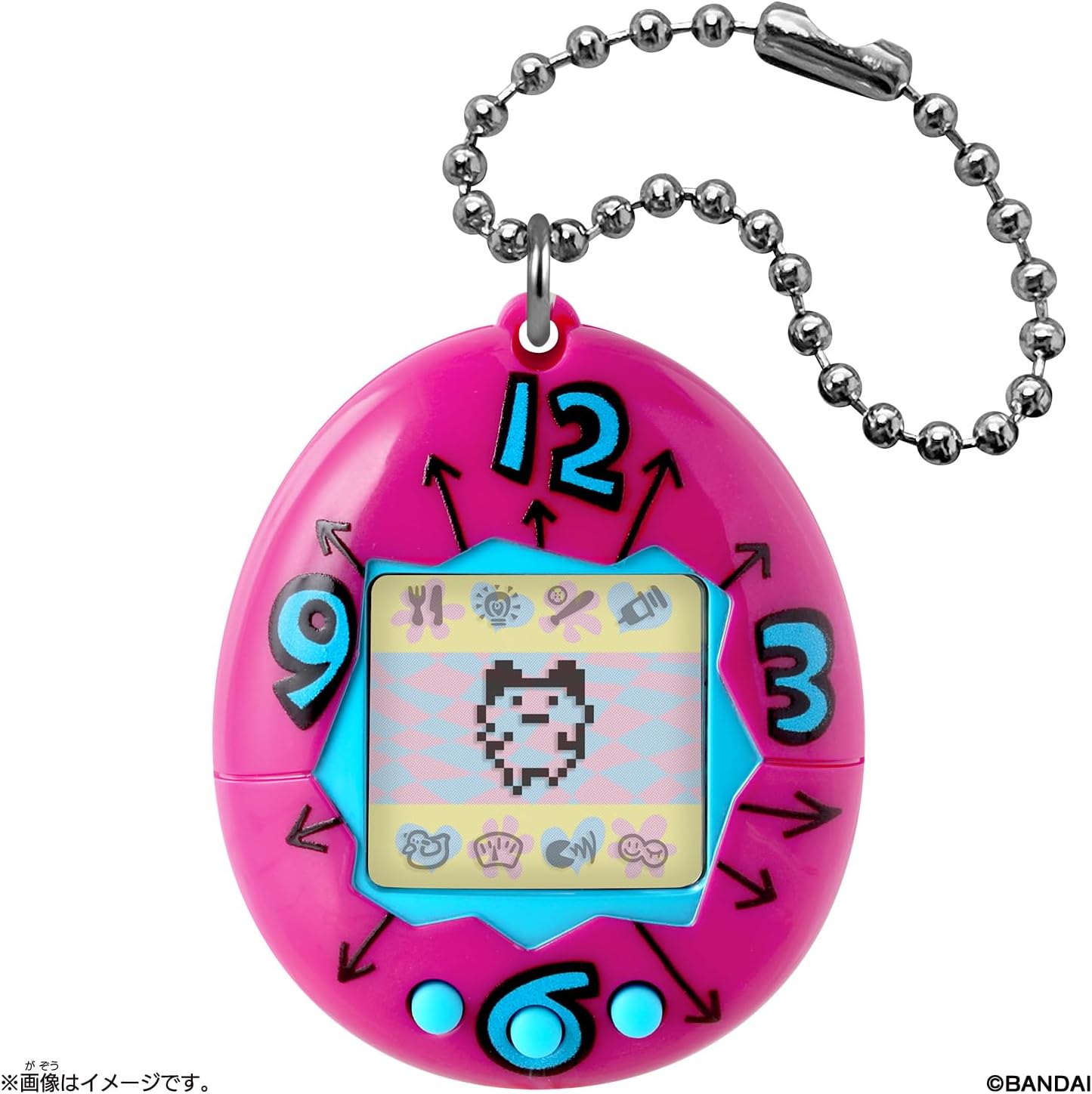 (預訂訂金 $100) (總價 $134) Bandai Original Tamagotchi Gen 1 Pink 他媽哥池 30週年初代機 粉紅色 (行版) 