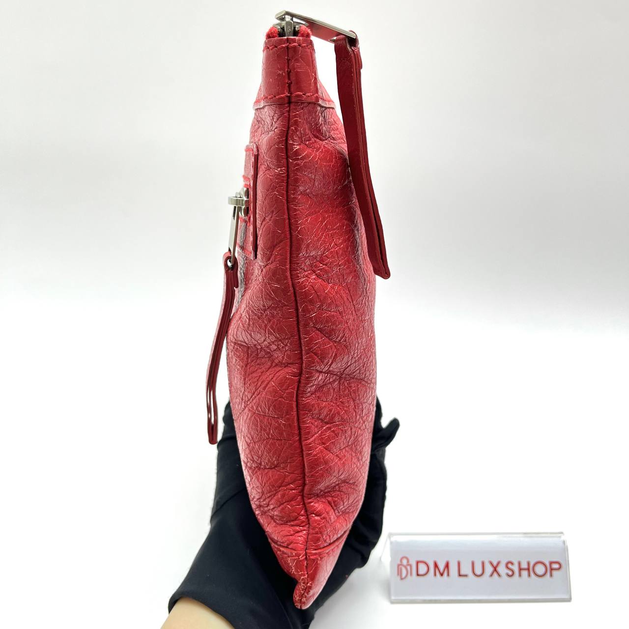 Balenciaga Red Clutch