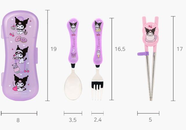 韓國直送🇰🇷 Kuromi 4件餐具套裝