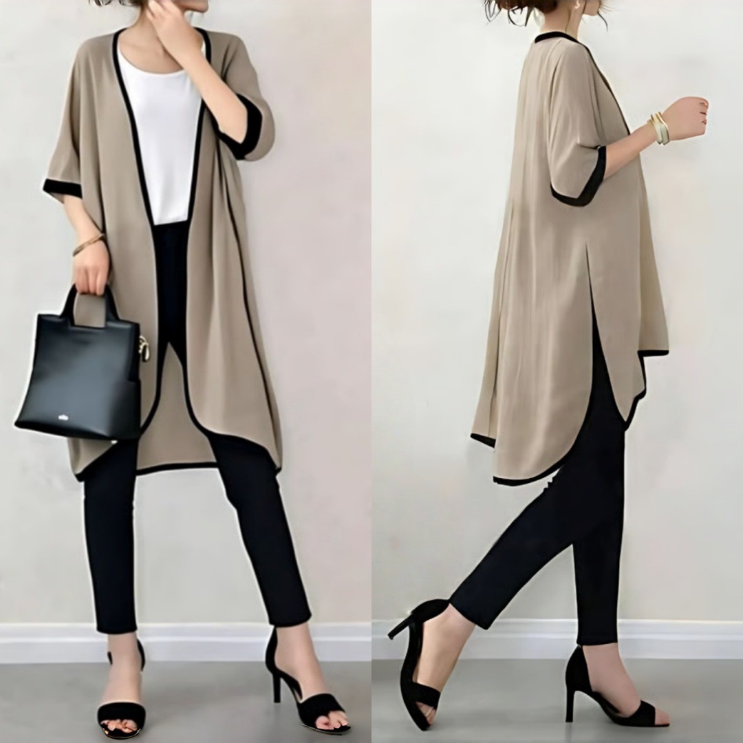 $118件。🌿氣質百搭長款薄外套｜懶人必備款