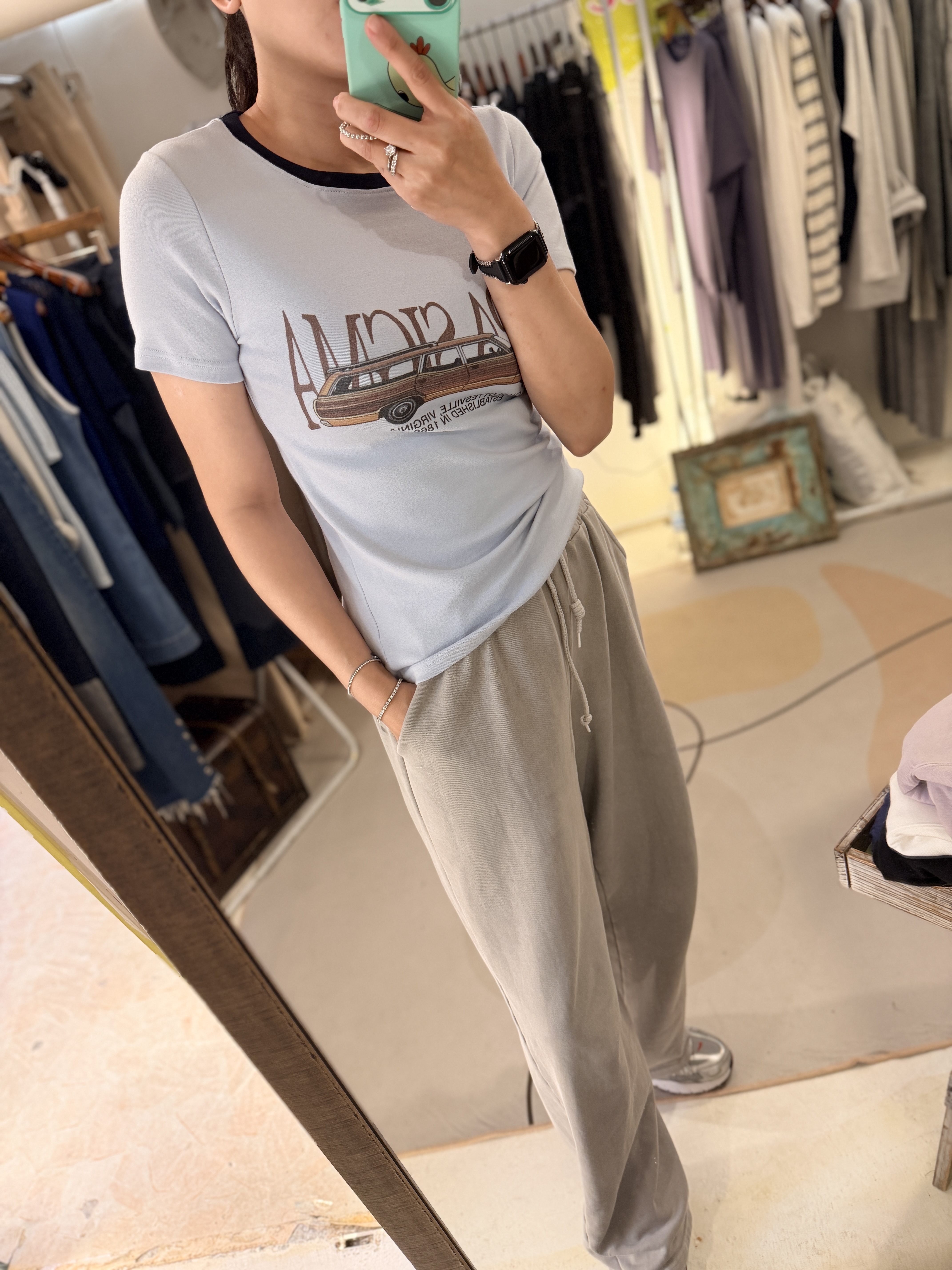 Old car printed tee