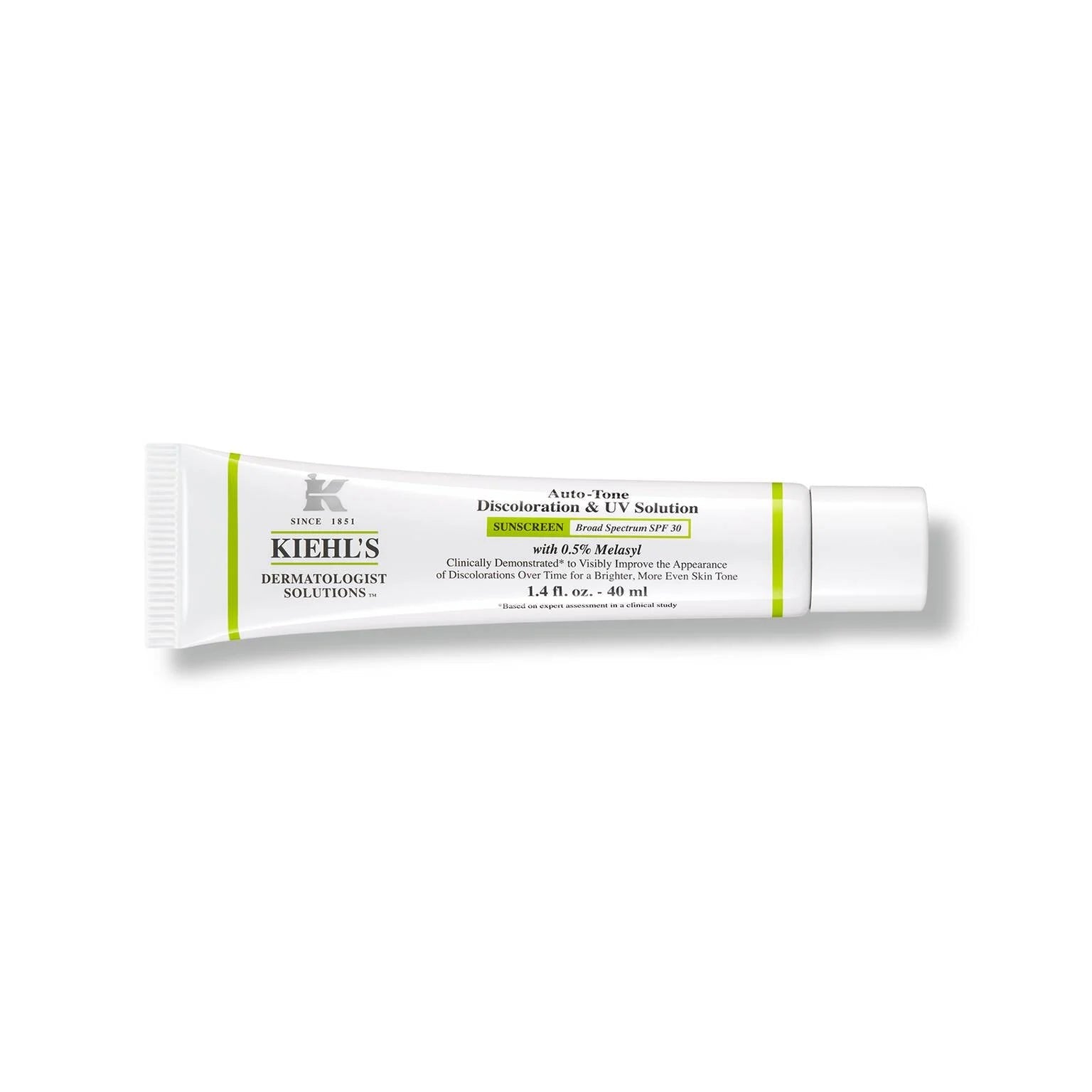 3枝裝! 旅行装 Kiehl’s 科顏氏 Auto-Tone Discoloration & UV Solution 煥亮防曬SPF30 15ml