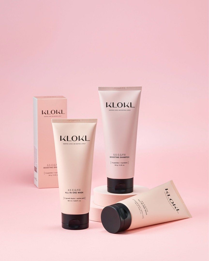 KLOKL Boosting Shampoo + All-In-One Mask 弱酸性強化修復洗護套裝 180g+180ml 