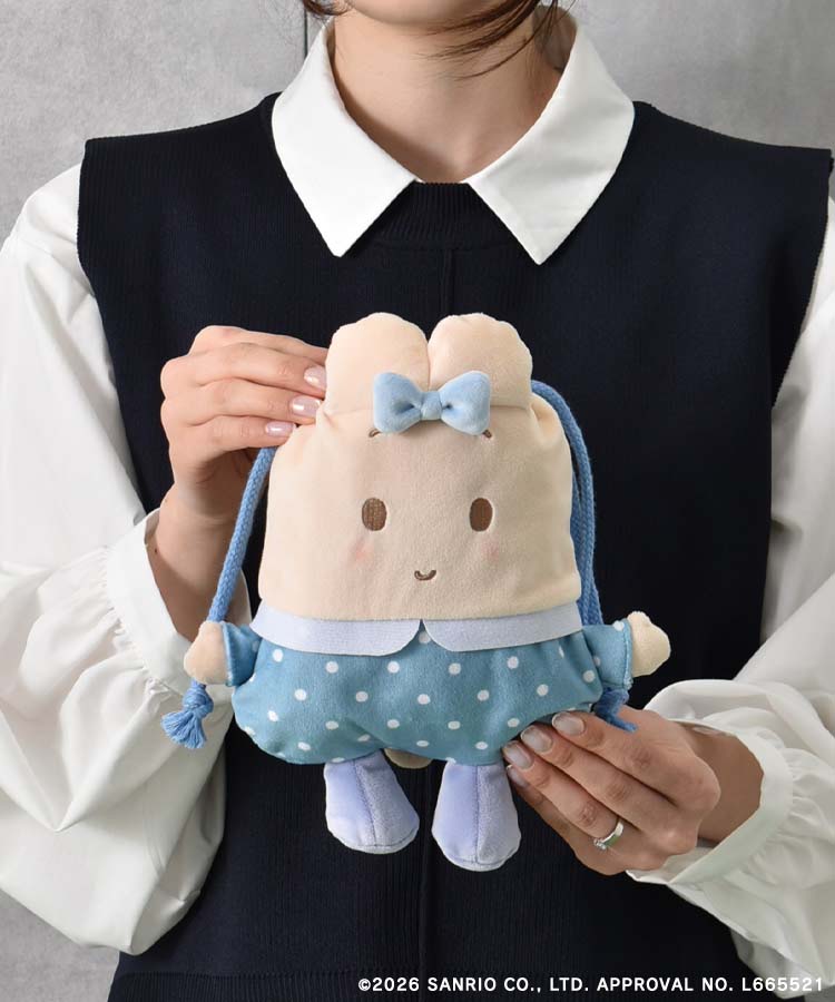 日本預訂📍日本限定Bleu Bleuet x Sanrio系列 - 立體索繩袋