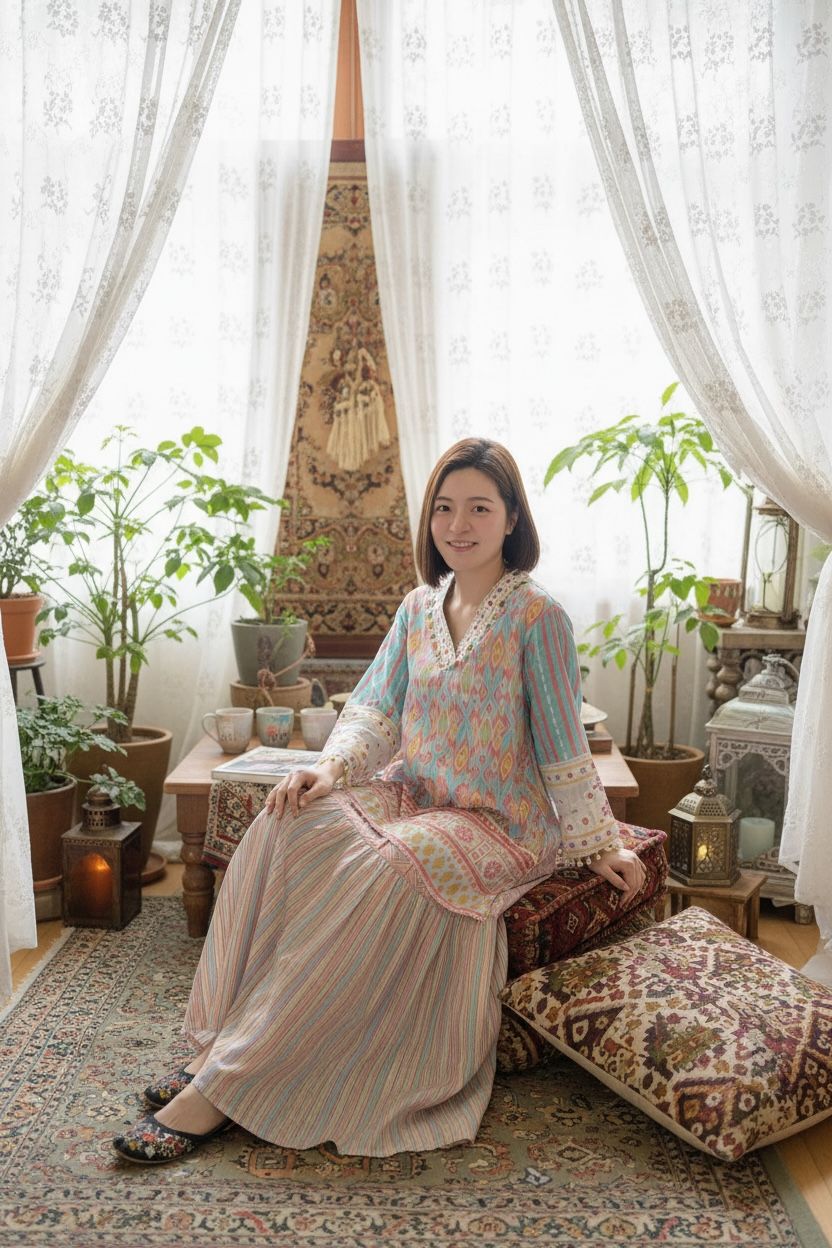 Unicorn Top Short Version Kurta #1352