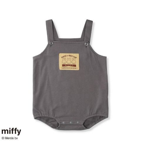 MIFFY BABY KID 小童 吊帶 連身衣 深灰 70/80