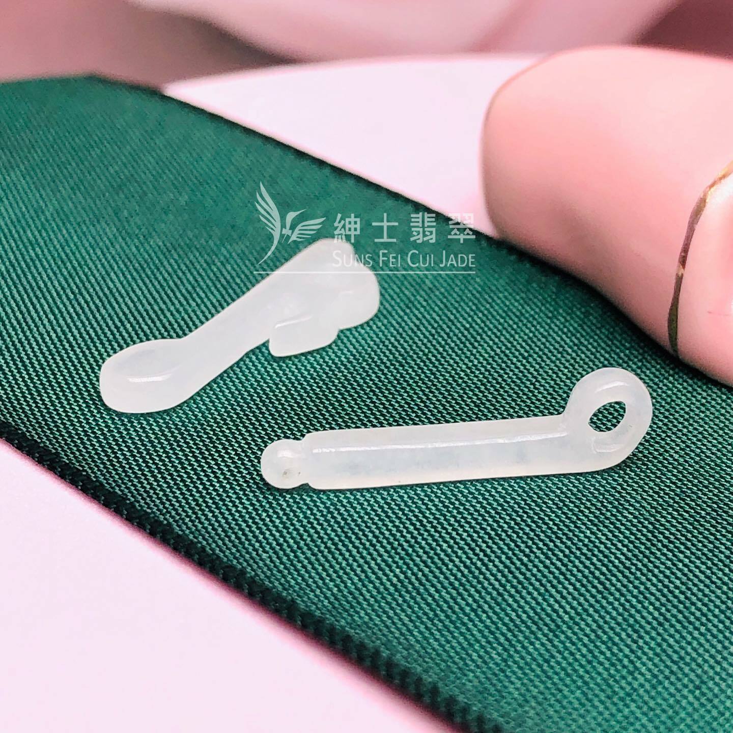 翡翠二分音符吊墜