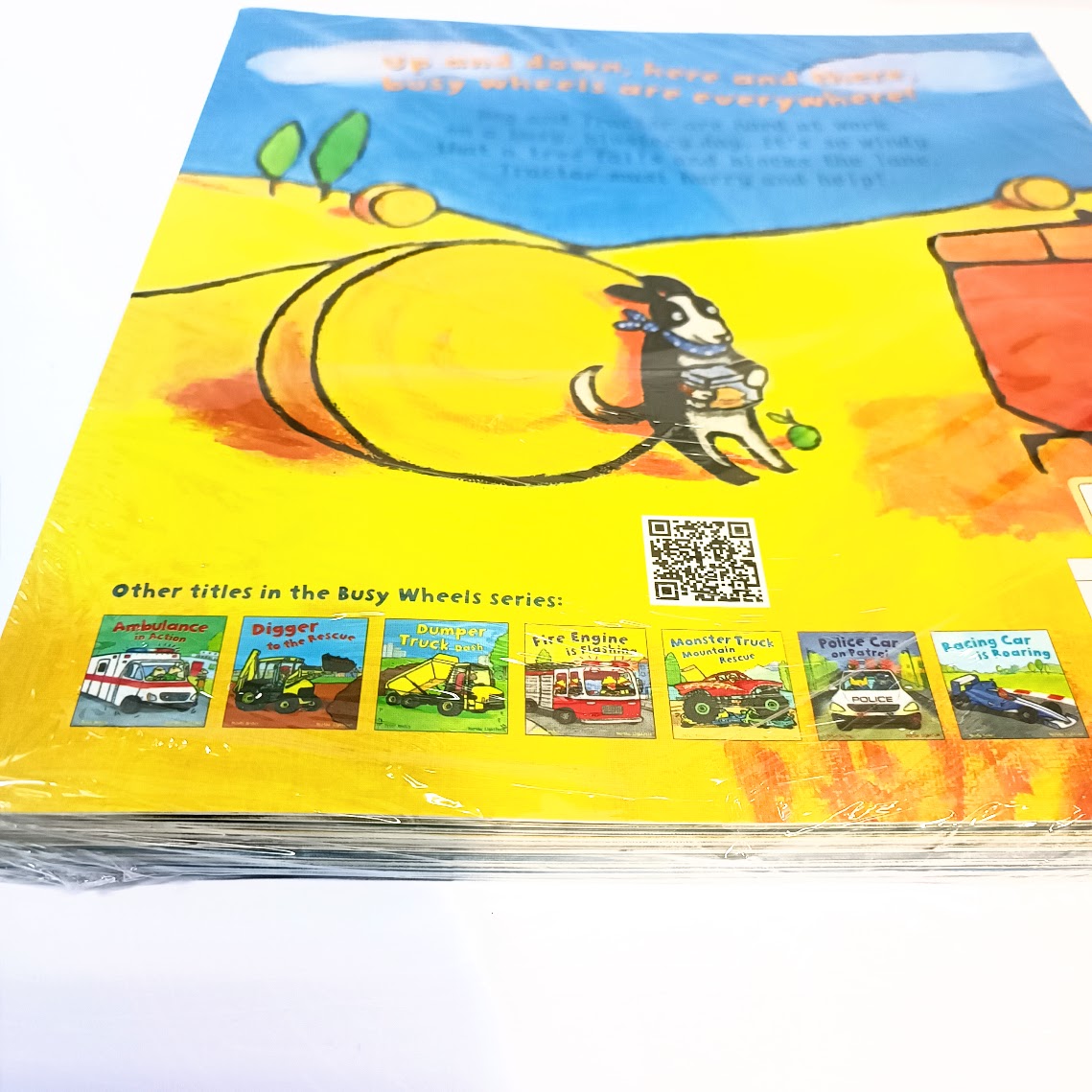  busy wheels 忙碌的車輪子系列8本  男孩愛車書   點讀版 B375