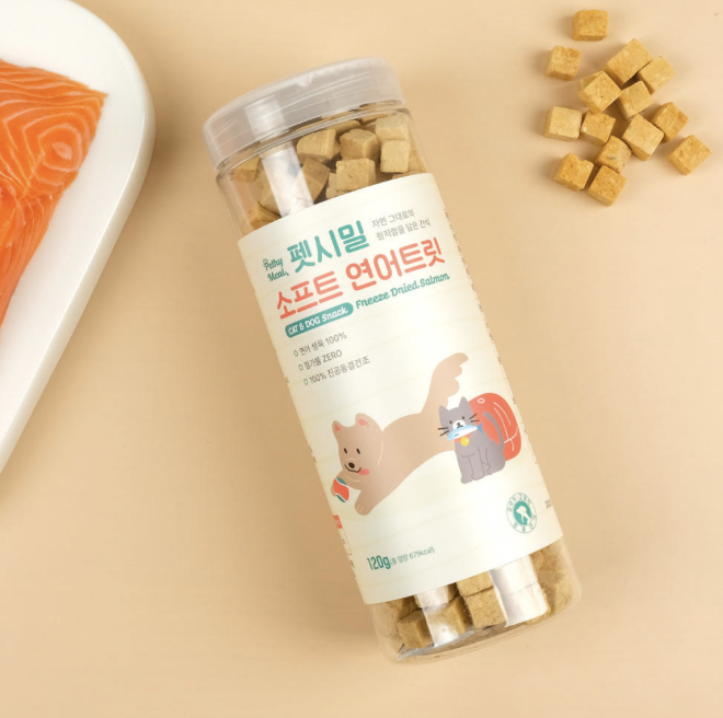 韓國 無添加 三文魚 salmon 凍乾 貓貓 狗狗 零食