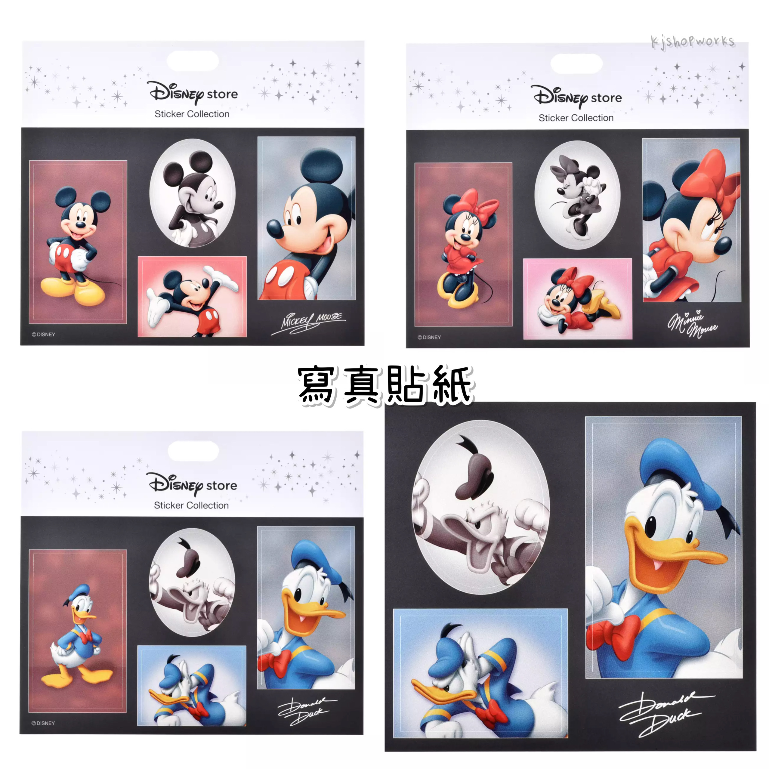 預訂 寫真貼紙 Mickey Minnie Donald 