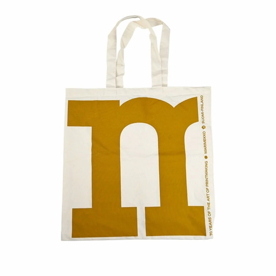 Marimekko Tote Bag  Marimekko Logo 手提袋 70 週年紀念環保棉花購物袋H 字樣