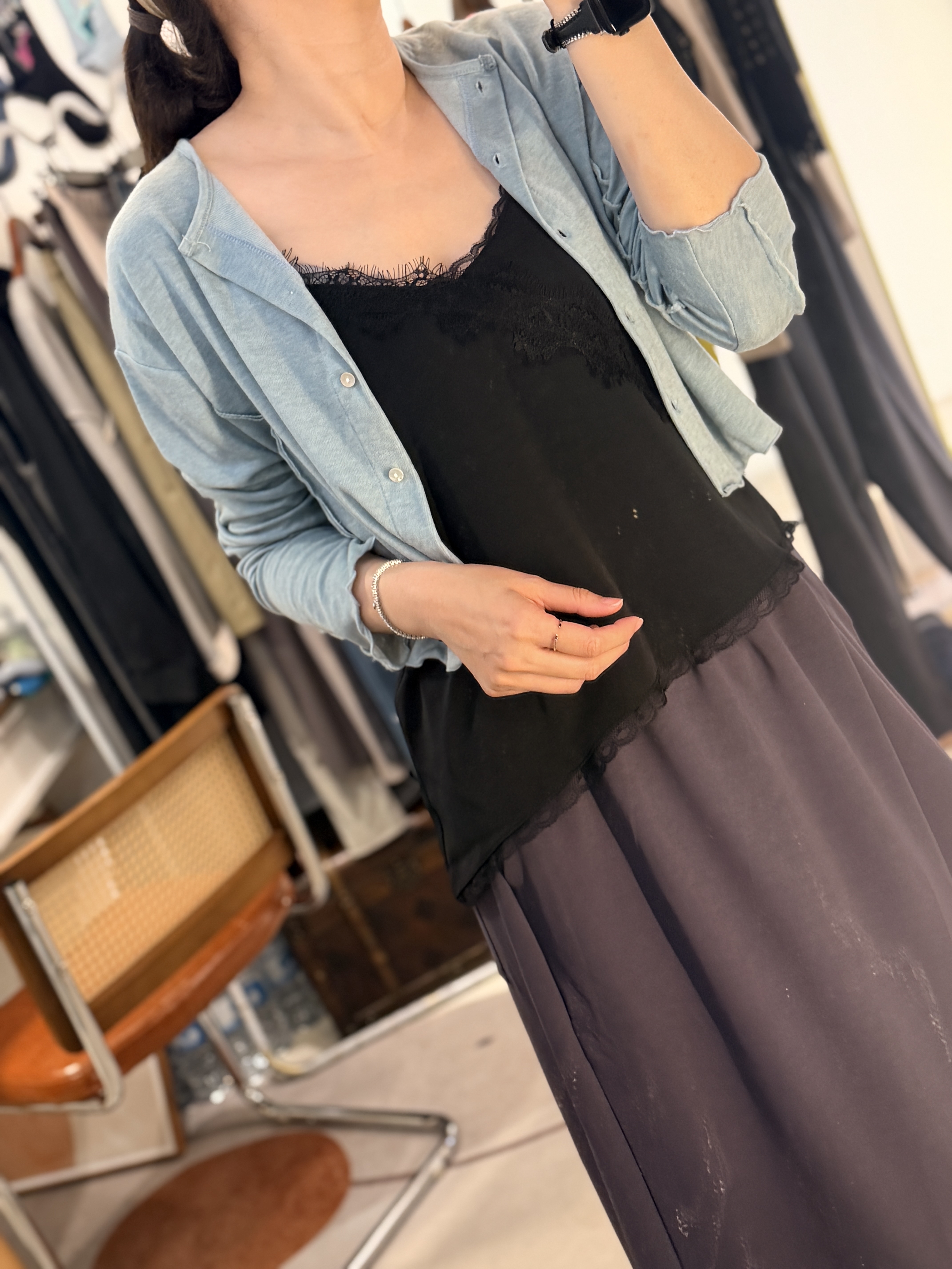 Soft cotton cardigan