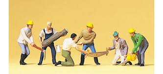 PREISER 10042 森林工人 Woodsmen