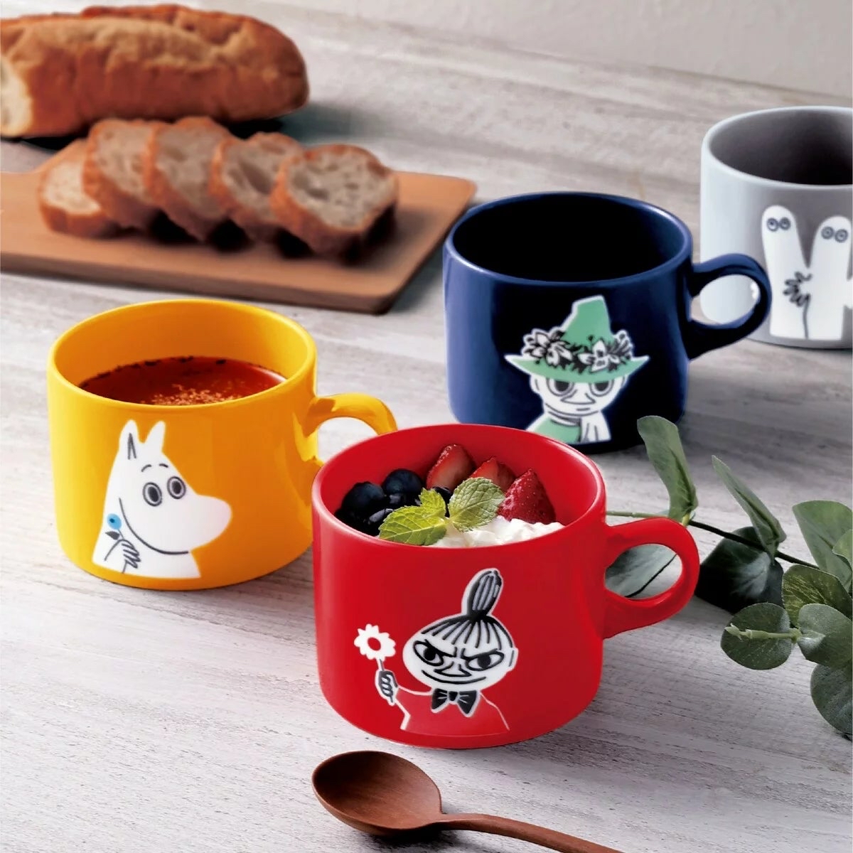 日本 Costco Moomin 姆明湯杯4件組