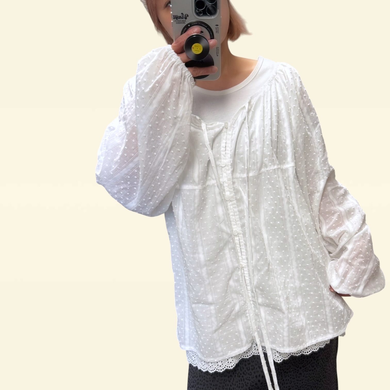 221341 大領點點暗紋Top