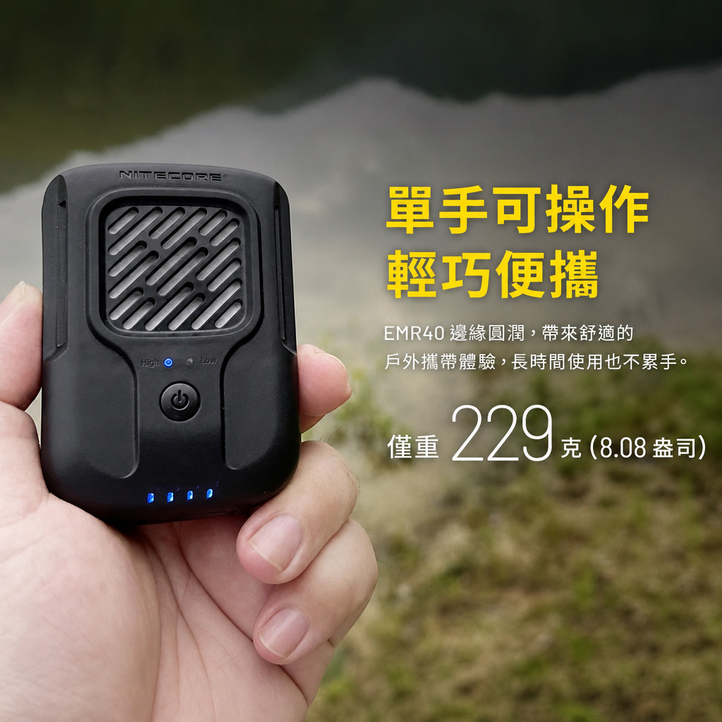 Nitecore EMR40 戶外便攜驅蚊器