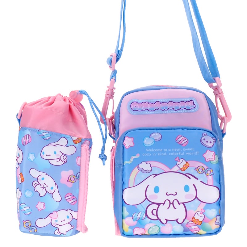 Cinnamoroll Kid's Detachable Shoulder Bag with Bottle Bag 小童斜揹袋連水樽