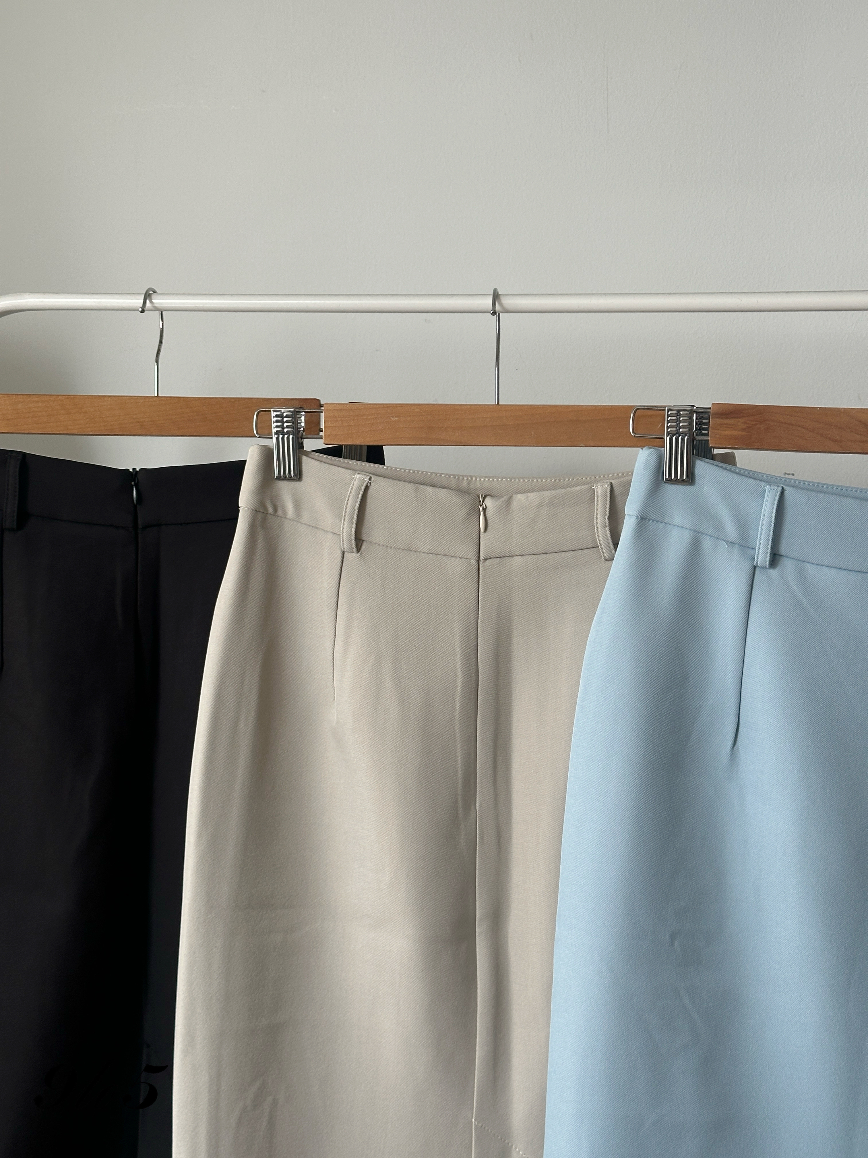 S1906 Irregular Splited Pencil Skirt - 3 Colors 