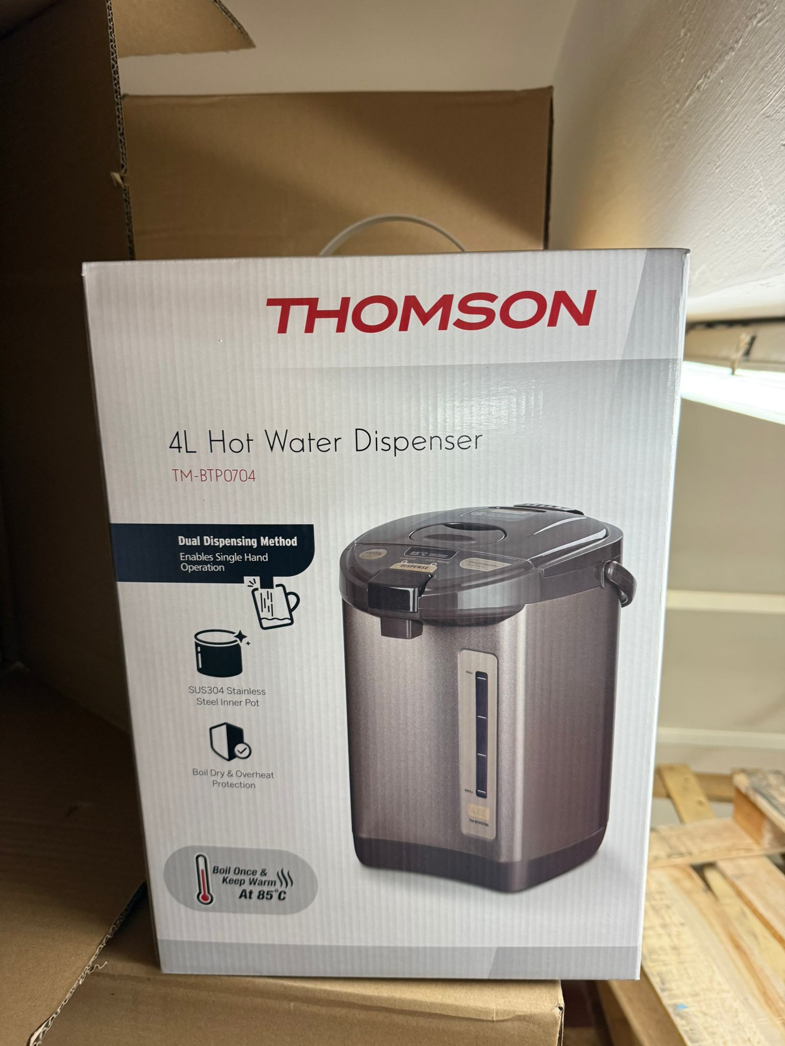 $190部。平靚正推介‼️Thomson TM-BTP0704 4L自動保溫電熱水瓶💦