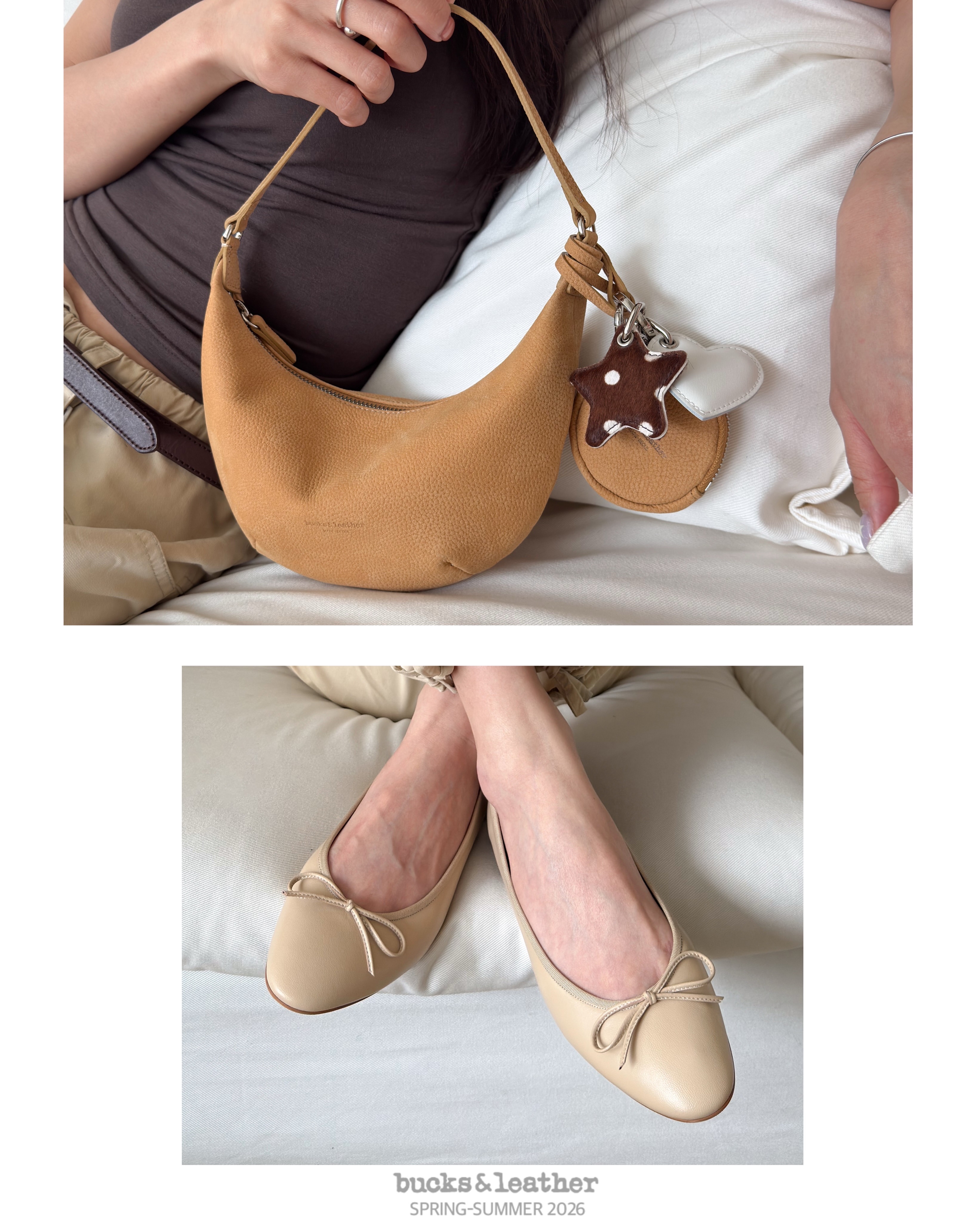 【26SS】預訂_可愛迷你月牙包 My Mini by Bucks & Leather