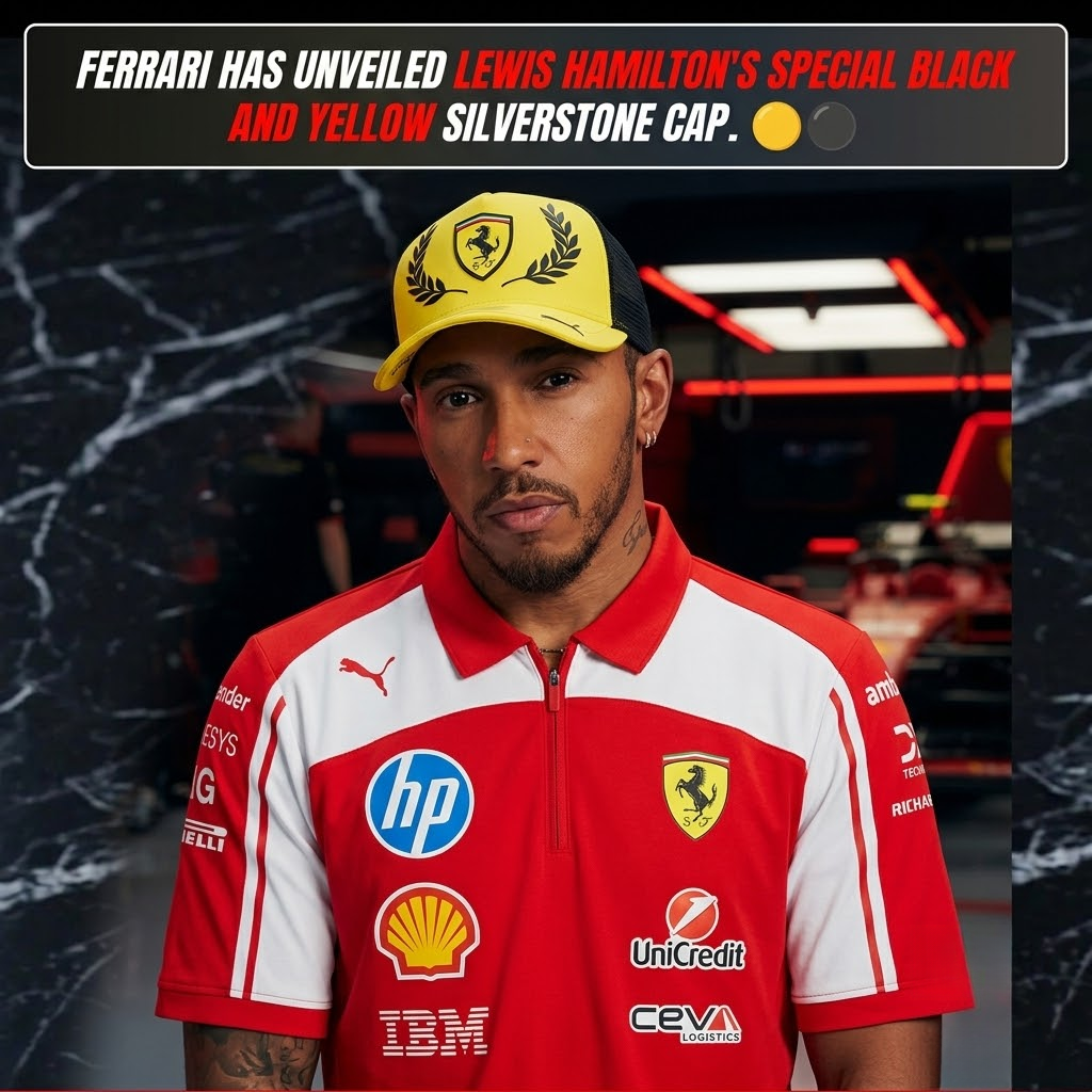 🏎️ F1 Scuderia Ferrari 法拉利車隊 2026英國銀石站Lewis Hamilton 車手限定Cap帽 701239028