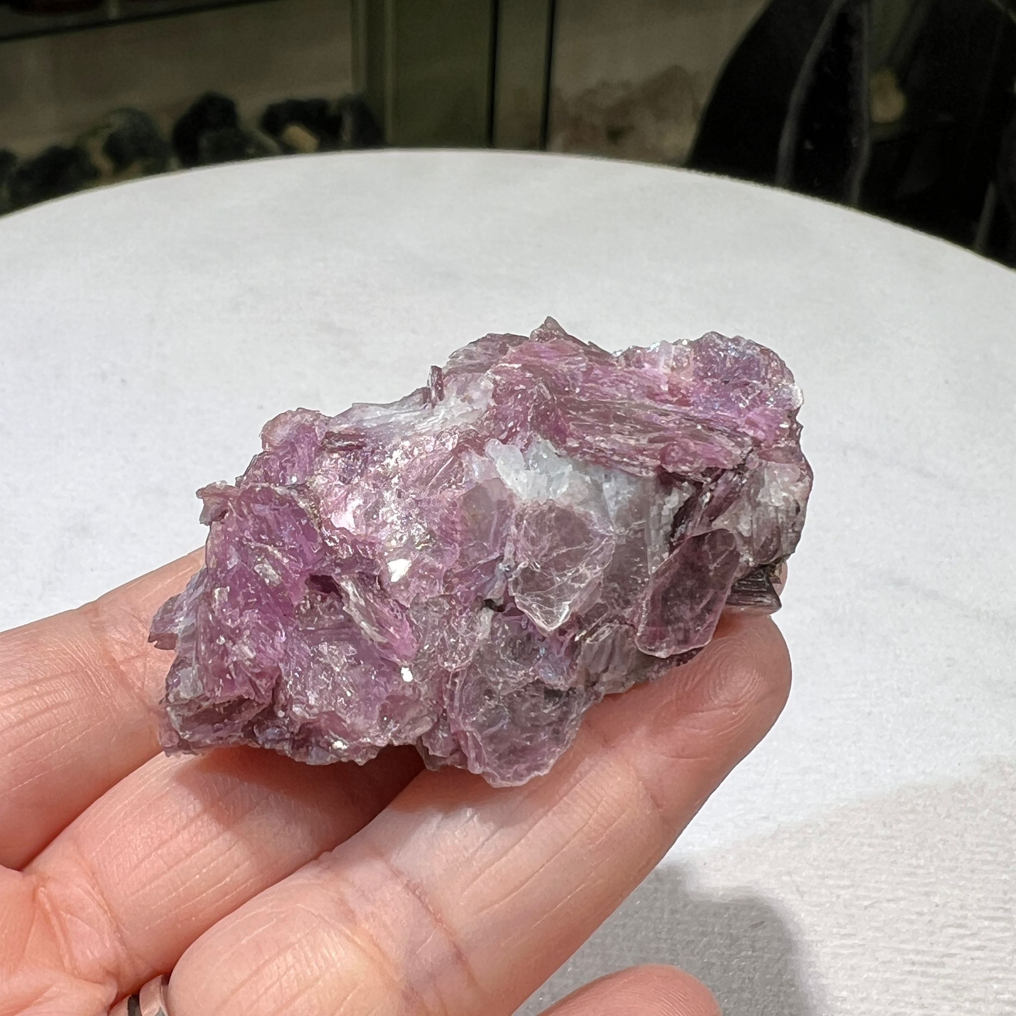 紫鋰雲母原石 #CA0051