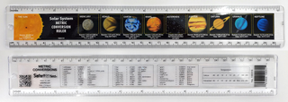 NASA-Solar System Metric Conversion Ruler | kissyourlifestore