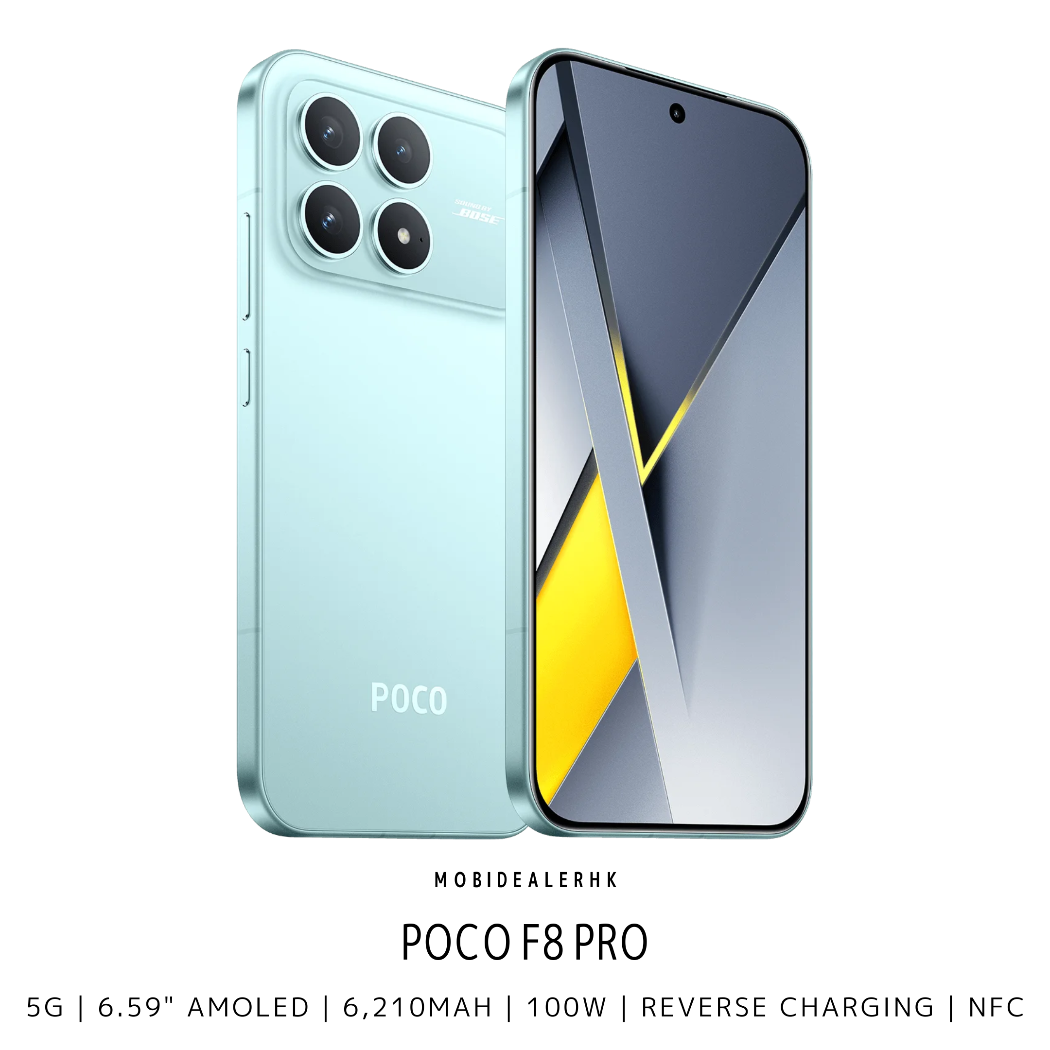 Poco F8 Pro | 5G | 智能手機 | Snapdragon 8 Elite | OIS主鏡頭 | 100W快充 | IP68防水