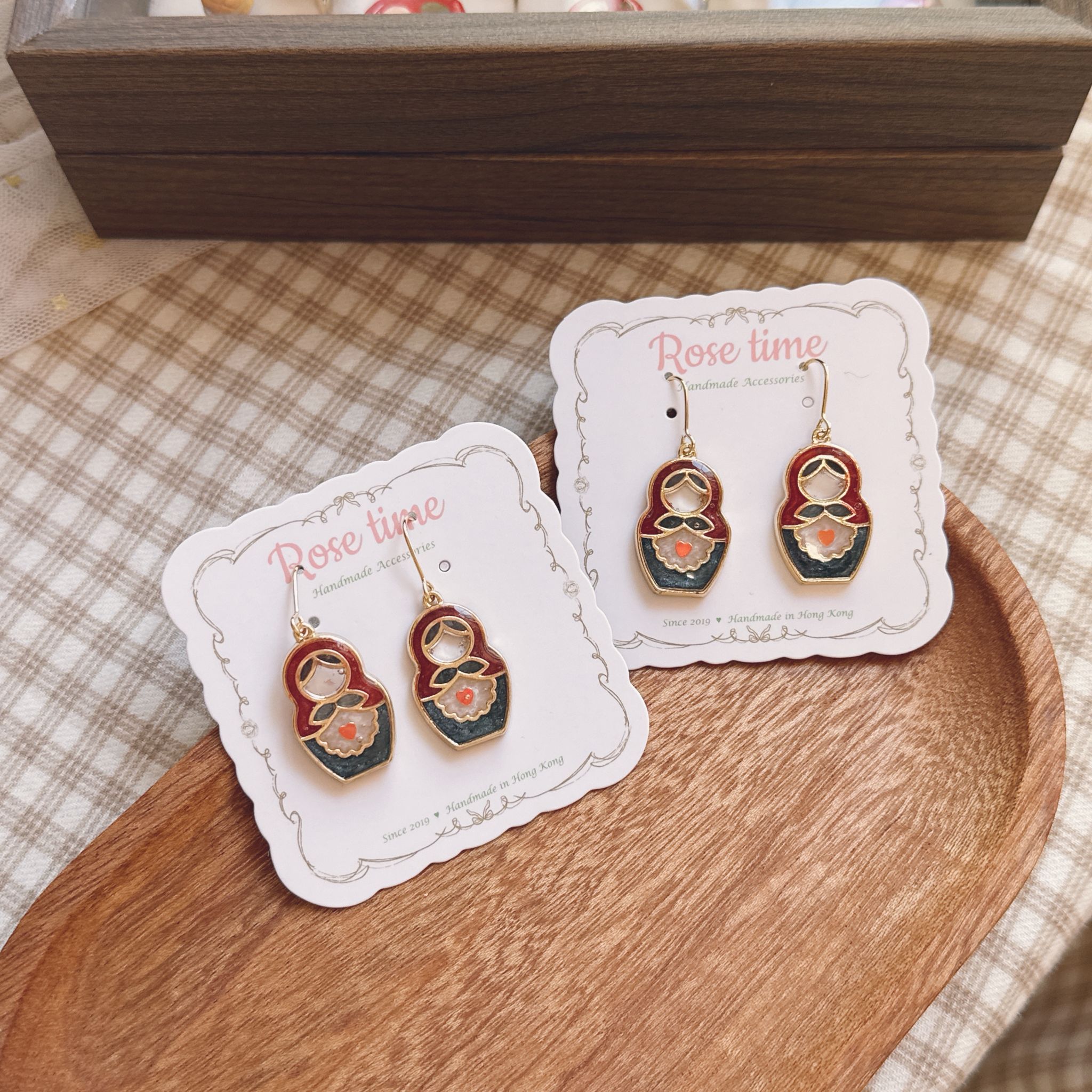 俄羅斯花花 復古絲絨裙 小號