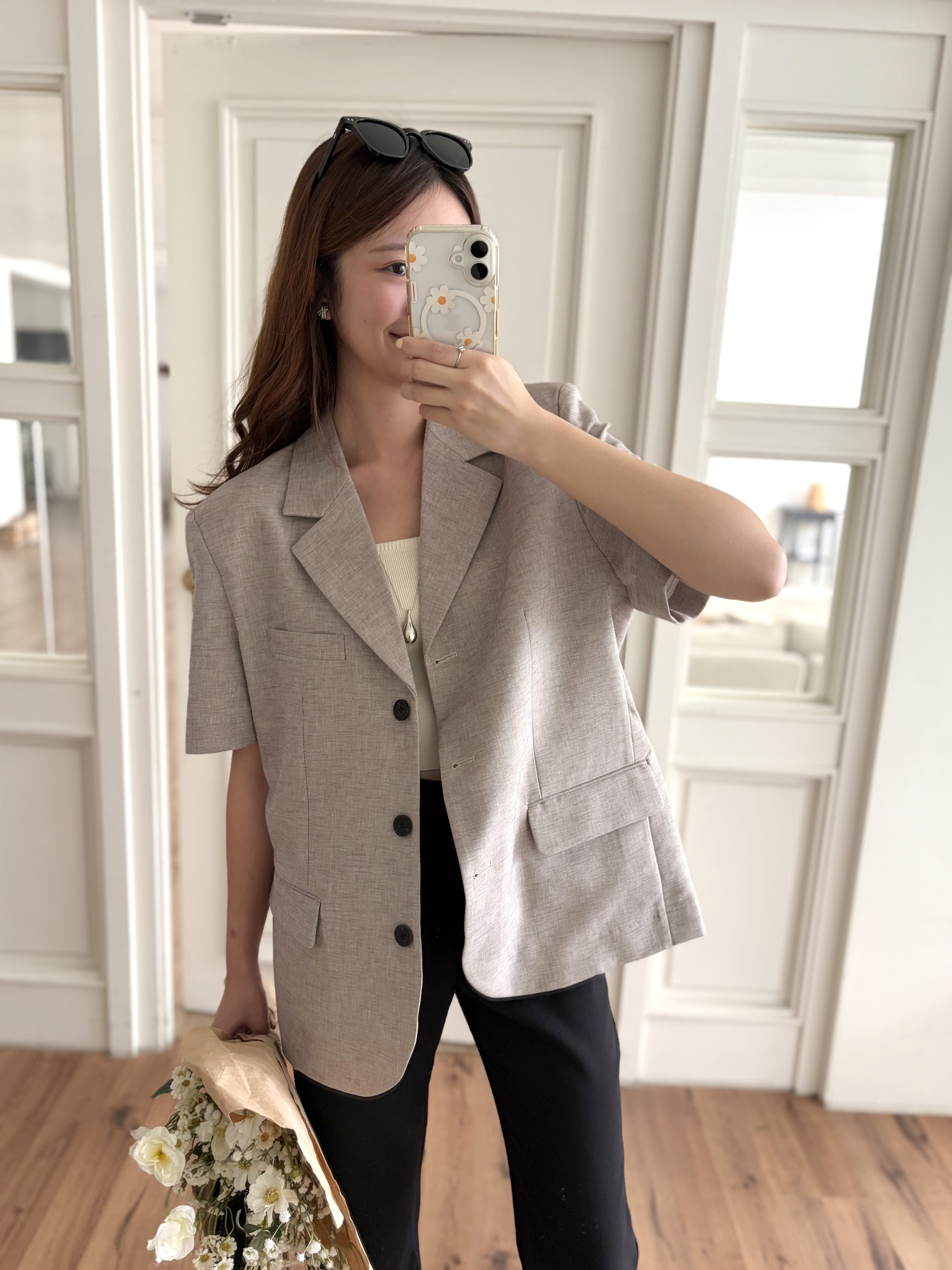 The Oversized Oatmeal Blazer