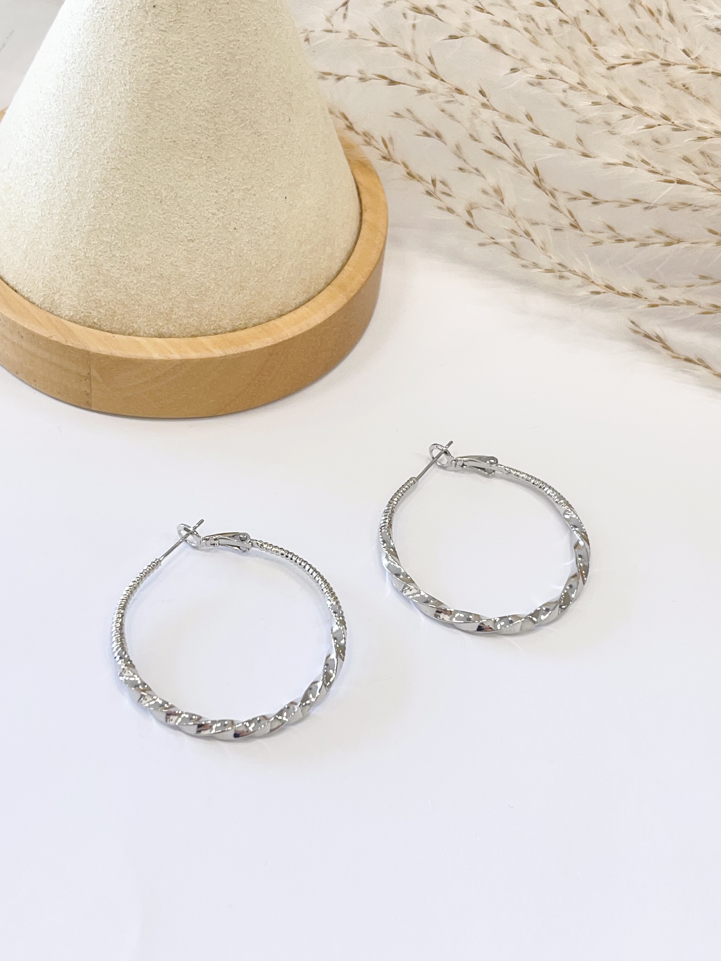 高级感切割纹路耳环