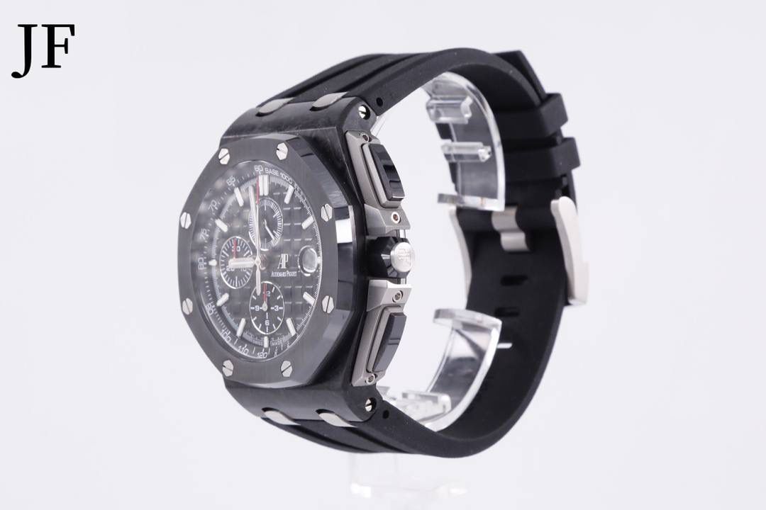 🚀精品 AP 皇家橡树离岸型 大熊猫计时码表 AP 26400 精钢表壳 陶瓷表圈 双面蓝宝石镜面 3126机芯 橡胶表带 精钢针扣 直径44mm💯