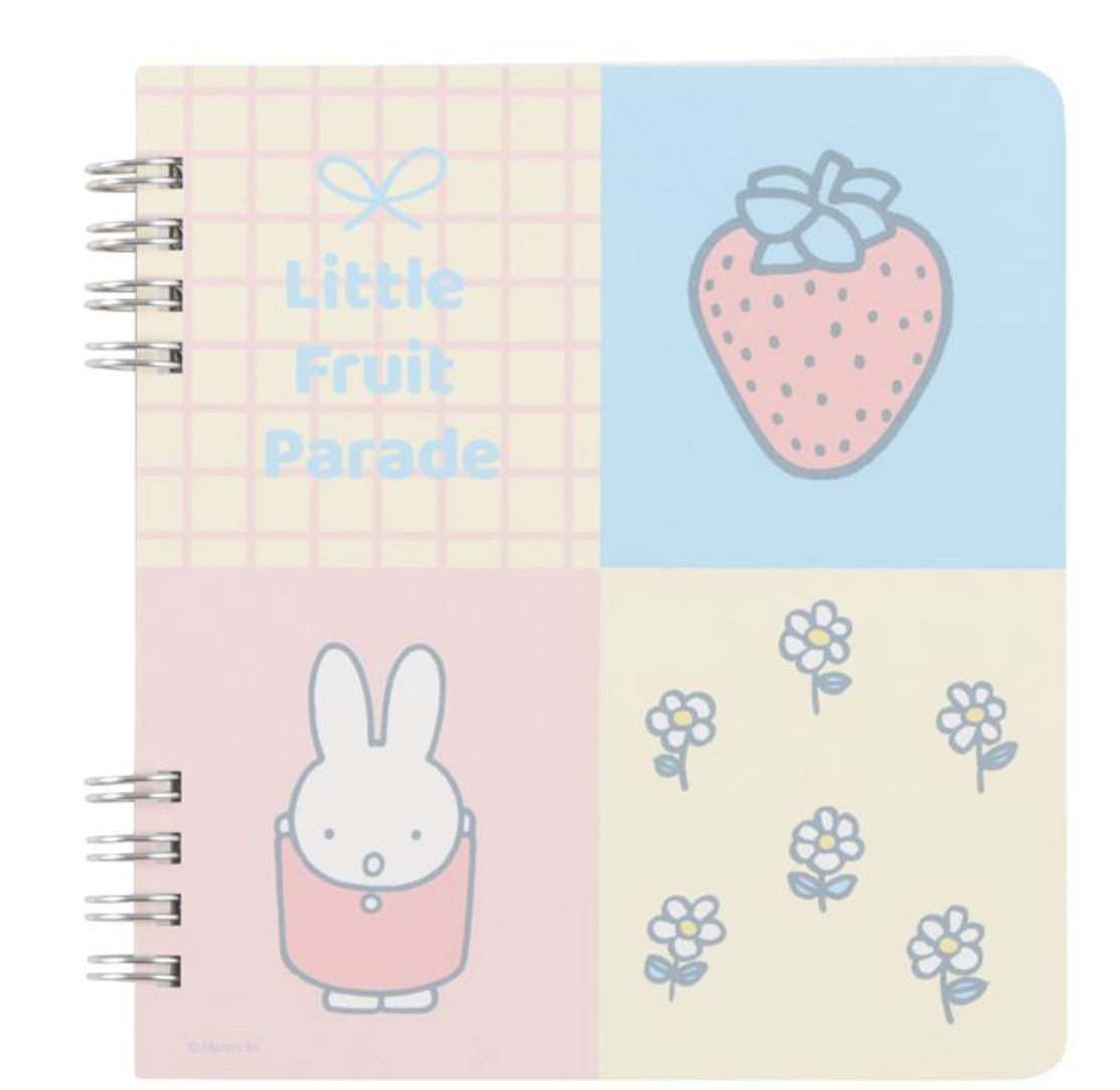 🐰Pre Order  - miffy 聯乘限定 Little Fruit Parade Note book / MT / Sticker  ( 📦 大約 5月中到貨, 若遇到缺貨或其它因素貨期會延遲 ）