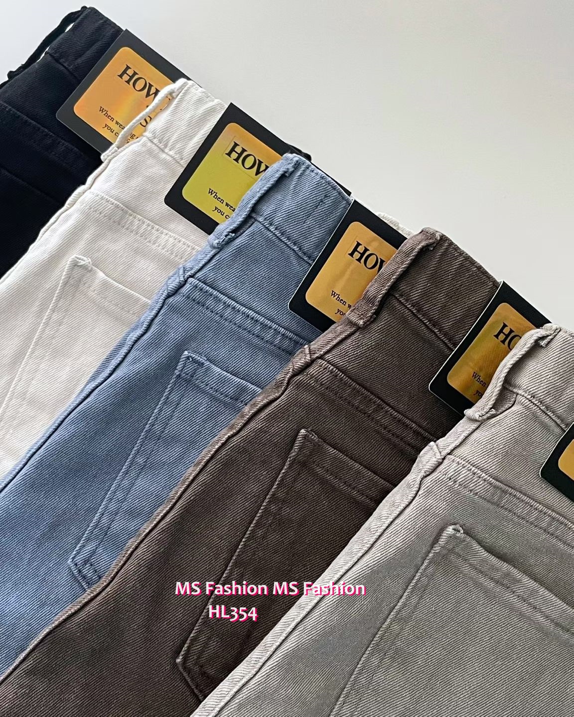 HL354 韓國🍂Howluk秋版寬鬆喇叭褲