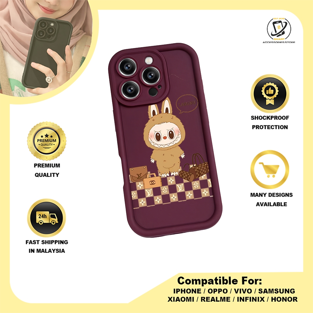 TPU DESIGN CASE PHONE FOR REALME - DESIGN LABUBU B