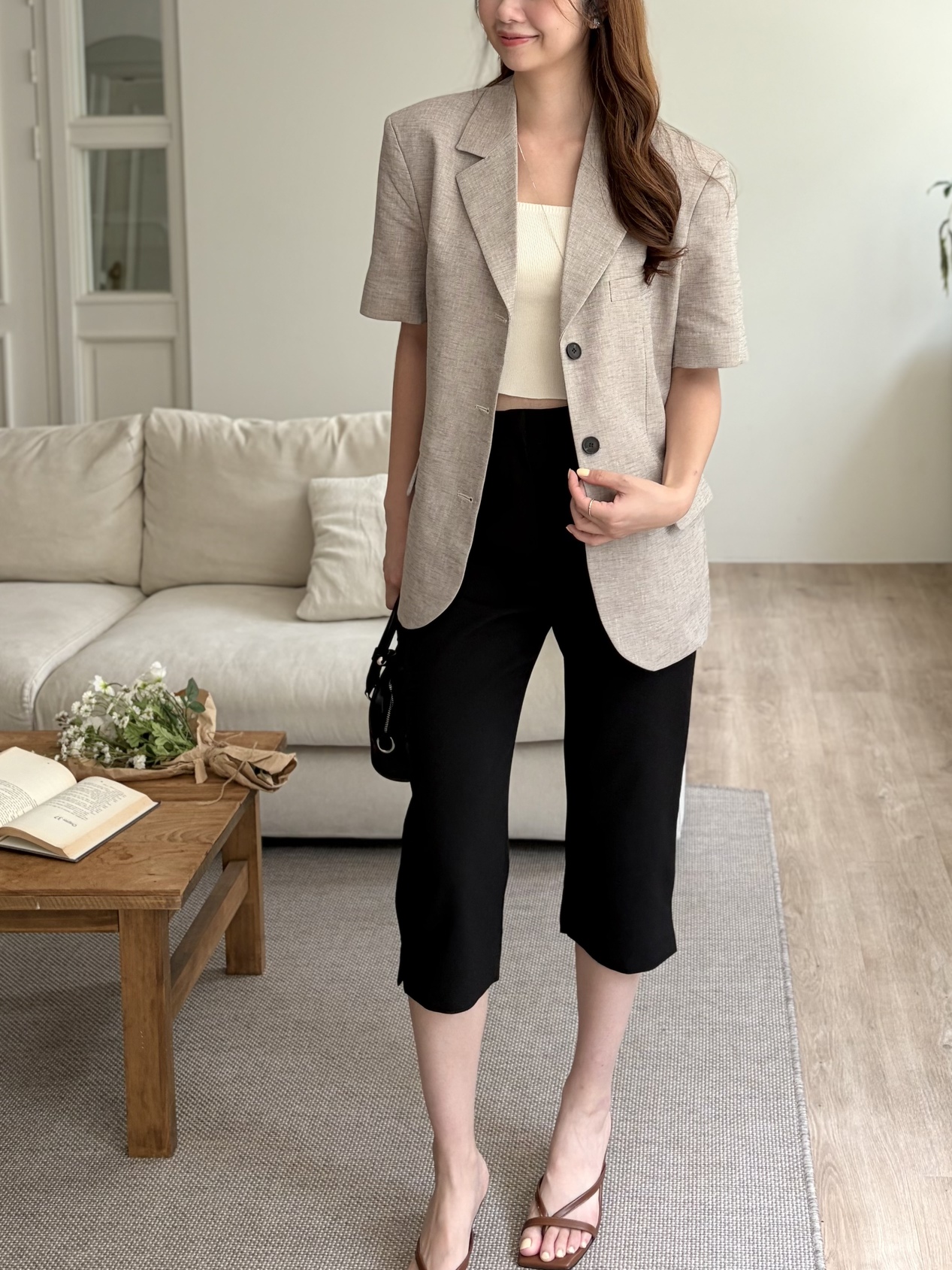 The Oversized Oatmeal Blazer