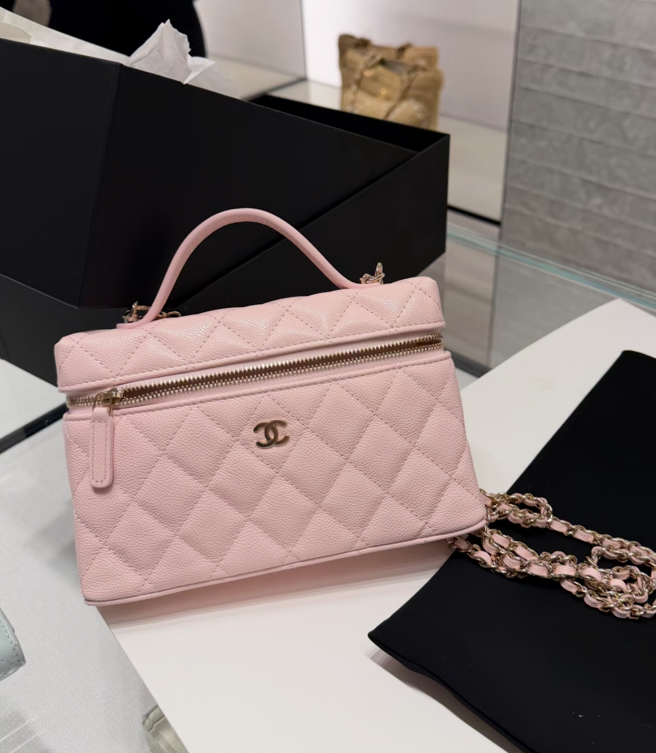 Chanel 粉紅色 Vanity Case