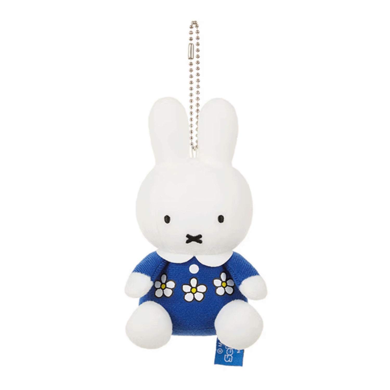 Miffy - 公仔掛飾 (藍色白花裙子款)