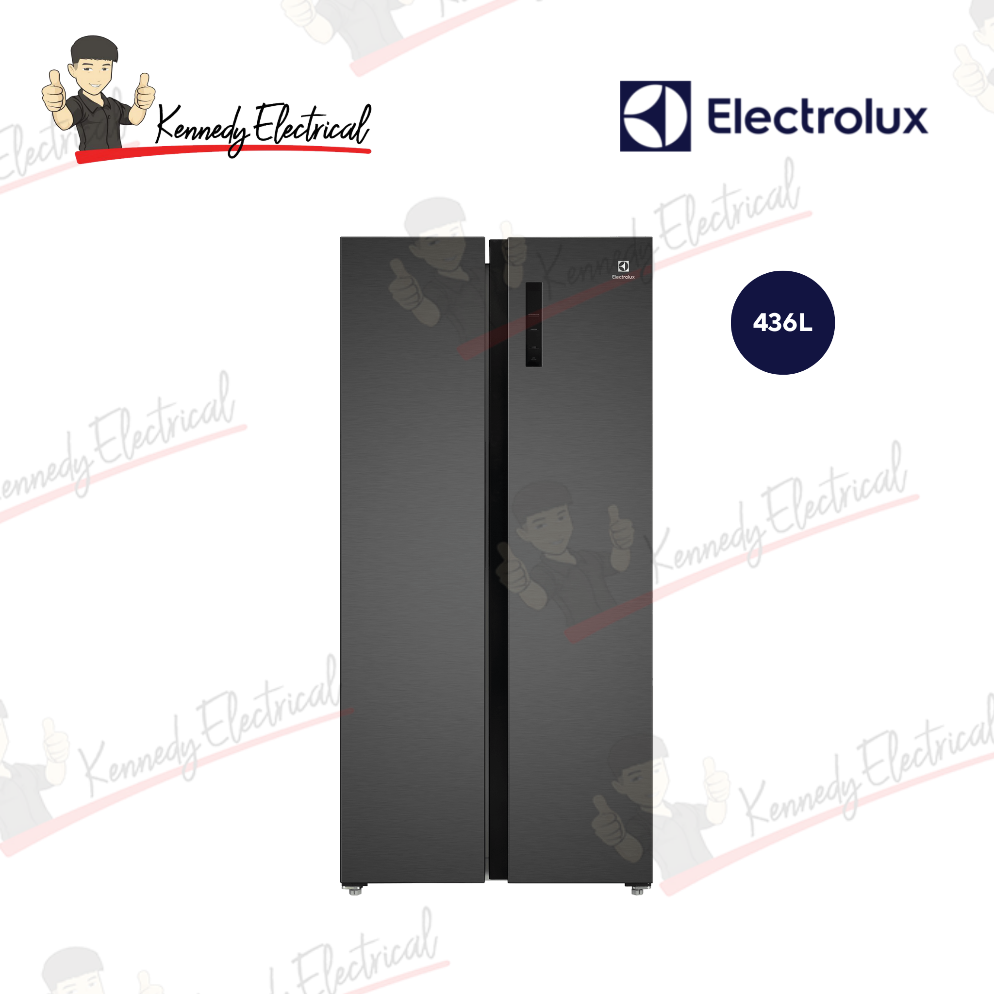 Electrolux 453L UltimateTaste 300 Side-by-Side Inverter Fridge (ESE4500A-B)