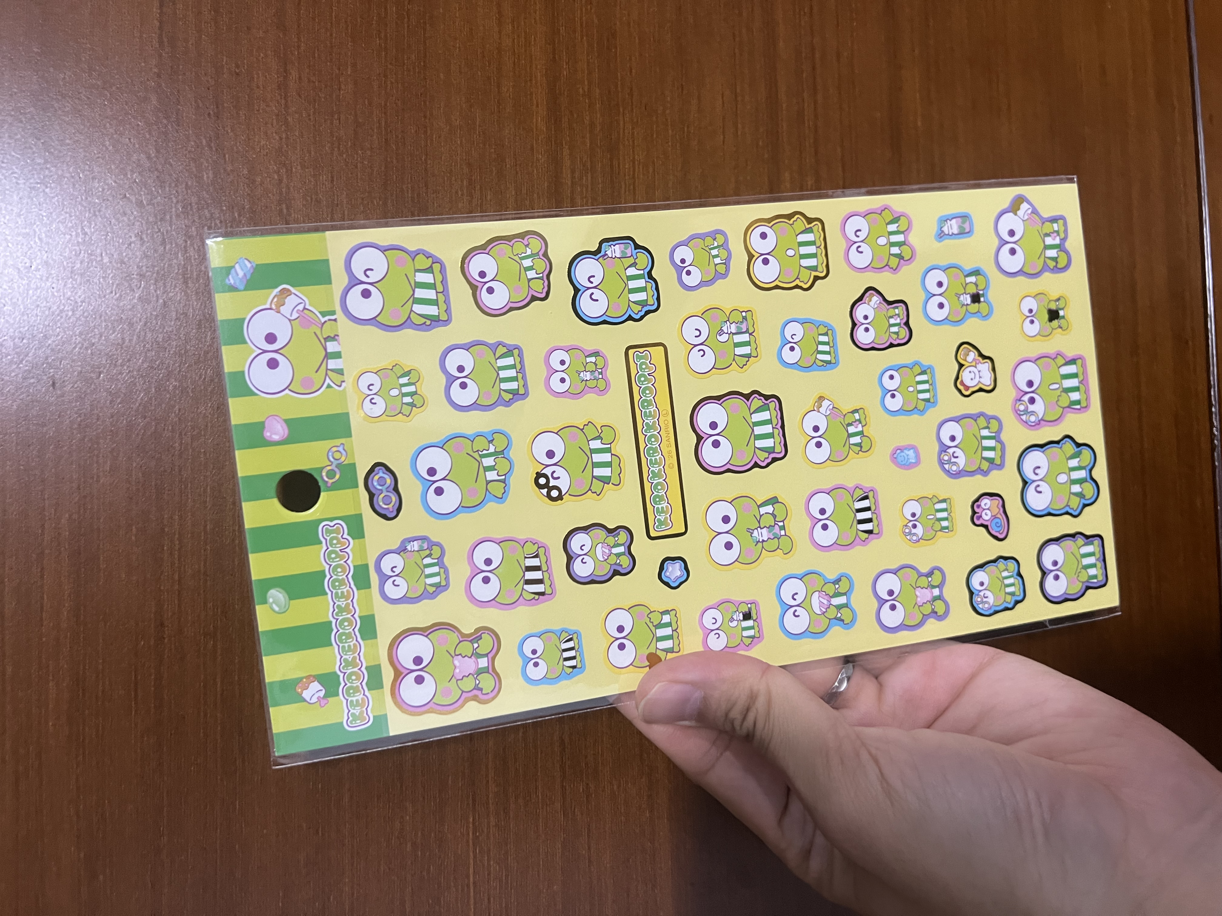 💟現貨💟🇯🇵日本2026 SANRIO 新系列貼紙- KEROPPI 青蛙🐸